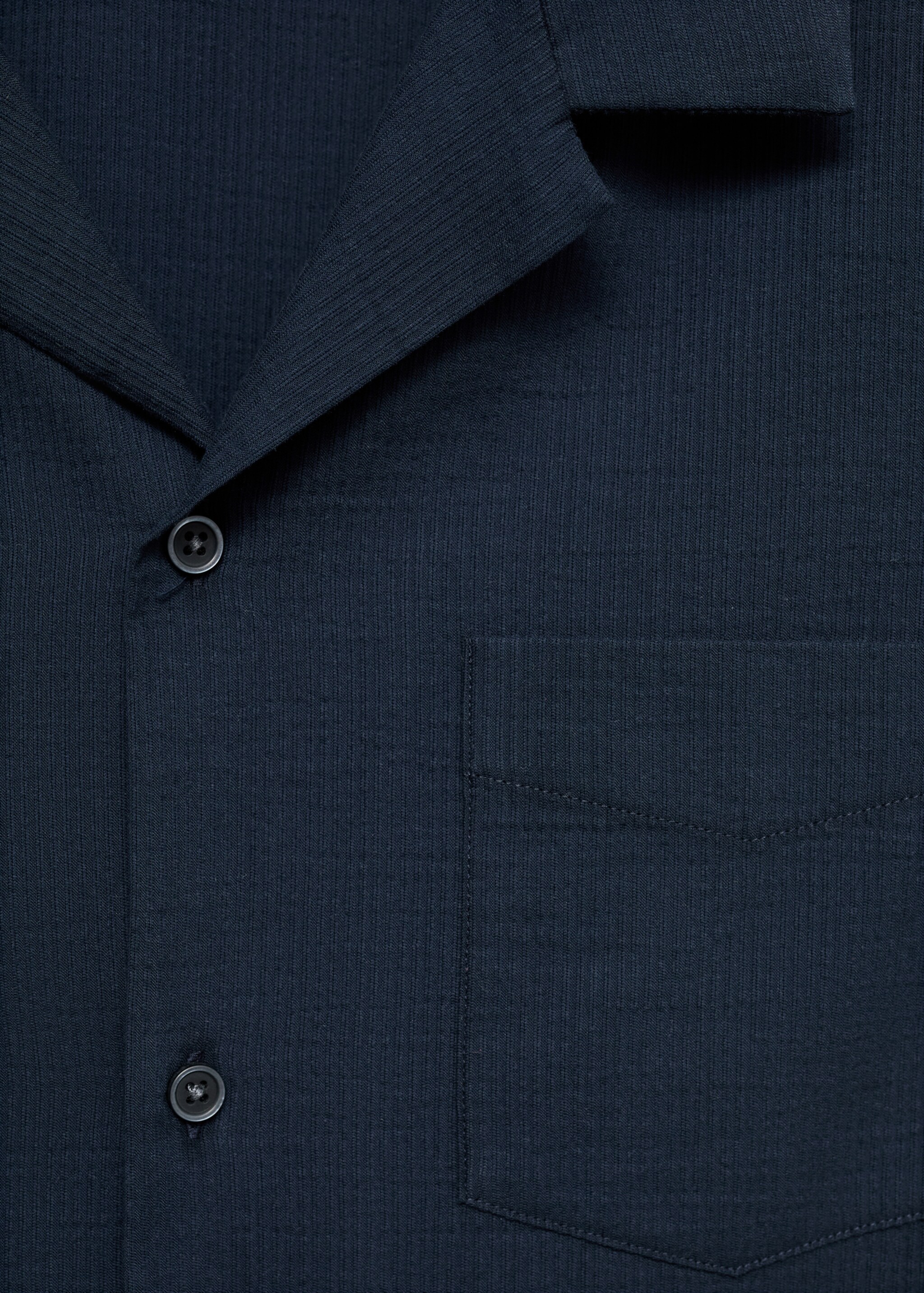 Regular-fit 100% seersucker cotton shirt - Details of the article 8