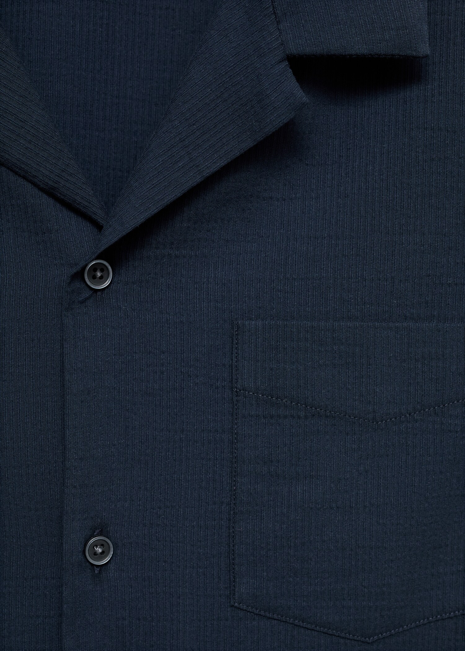 Regular-fit 100% seersucker cotton shirt - Details of the article 8