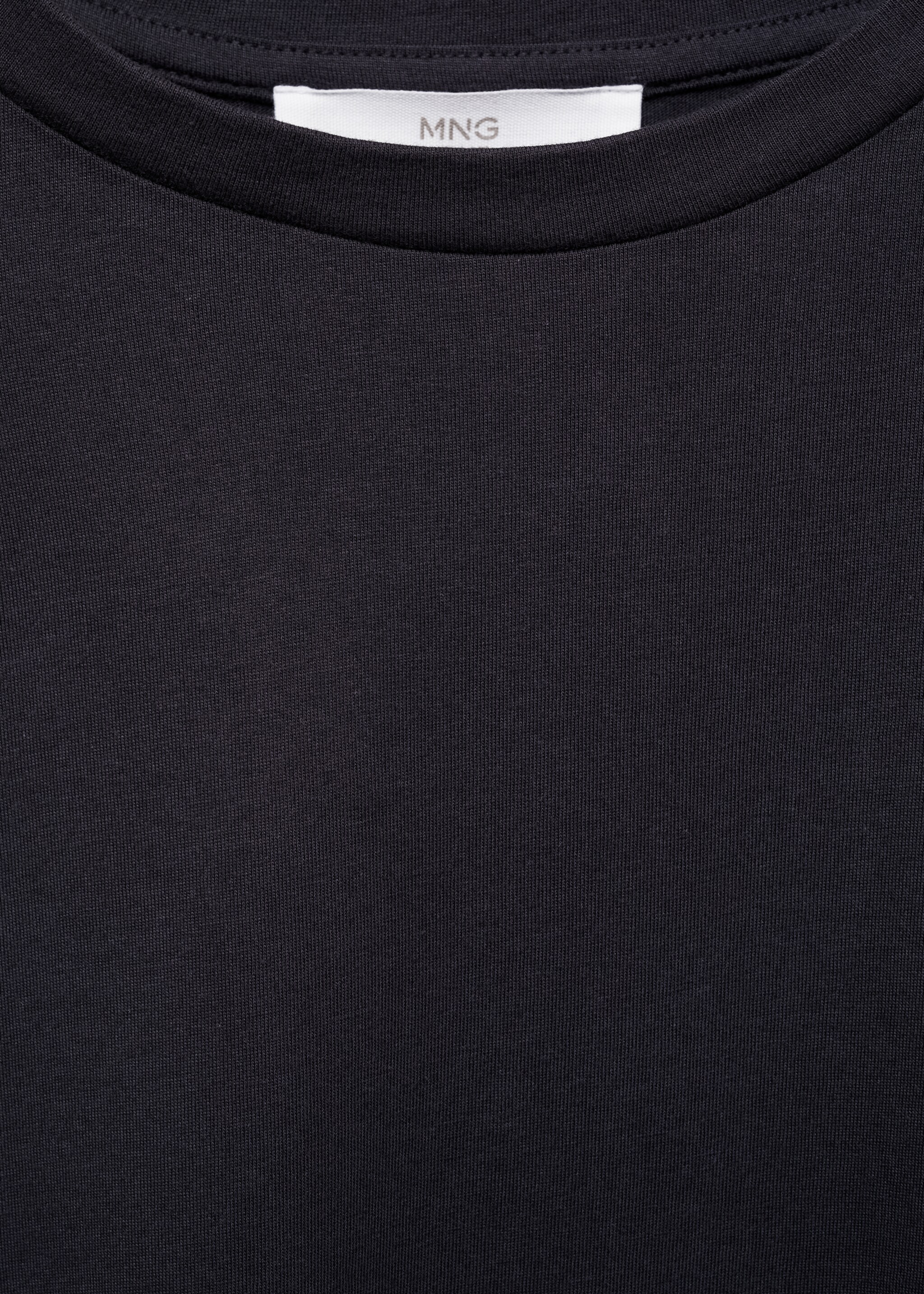 Two-piece cotton pyjamas - Details of the article 8, Dark Navy. Ref: 77080574-00.