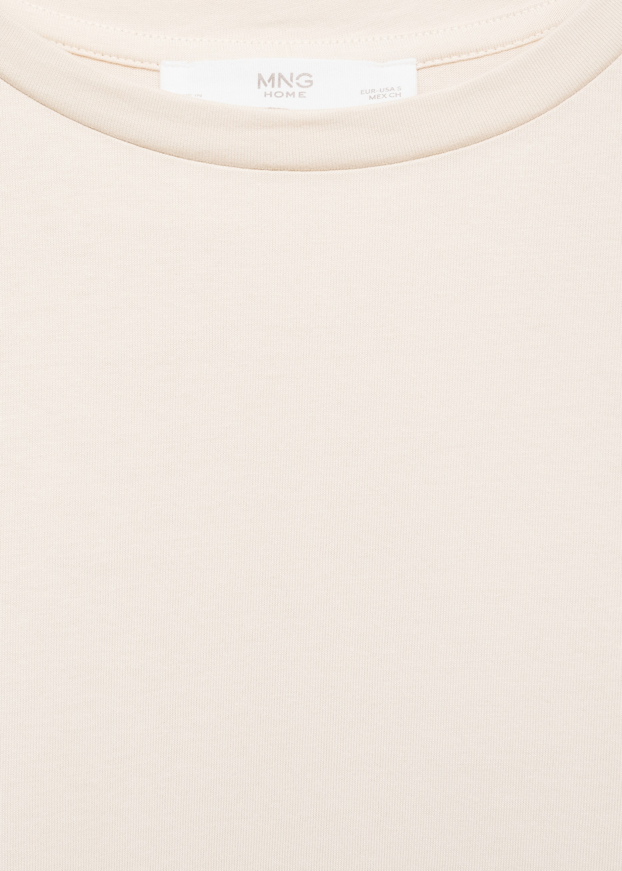 Two-piece cotton pyjamas - Details of the article 8, Maroon. Ref: 77080574-00.