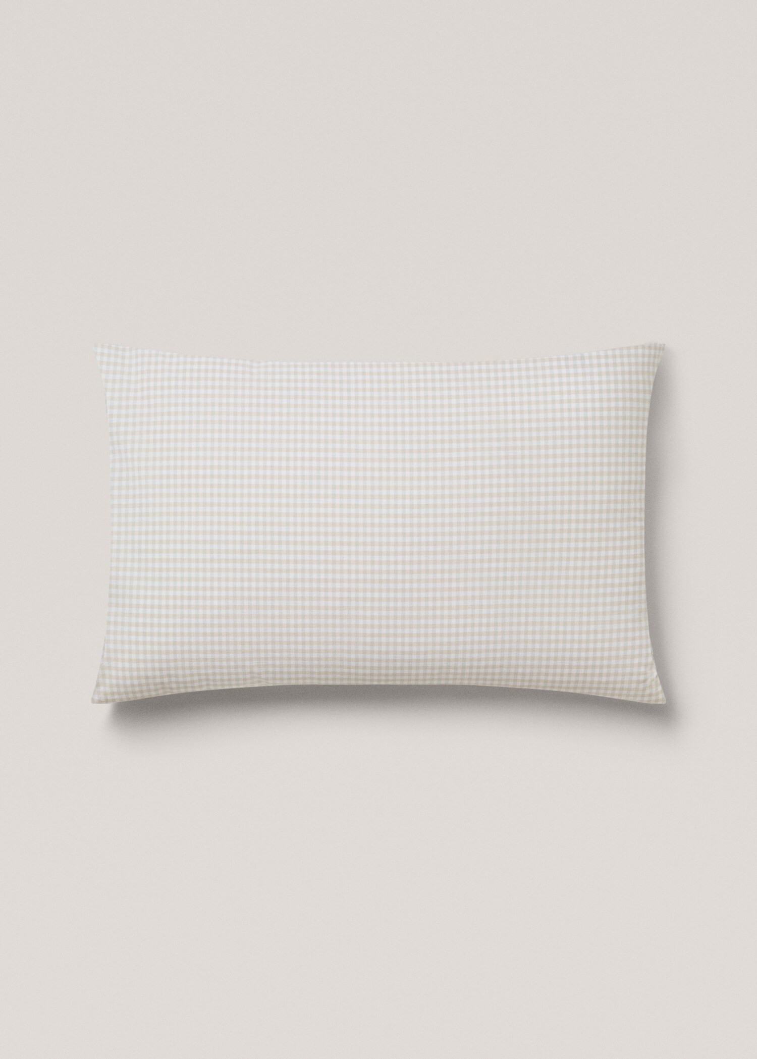 Vichy printed pillowcase 50X75cm - Article without model