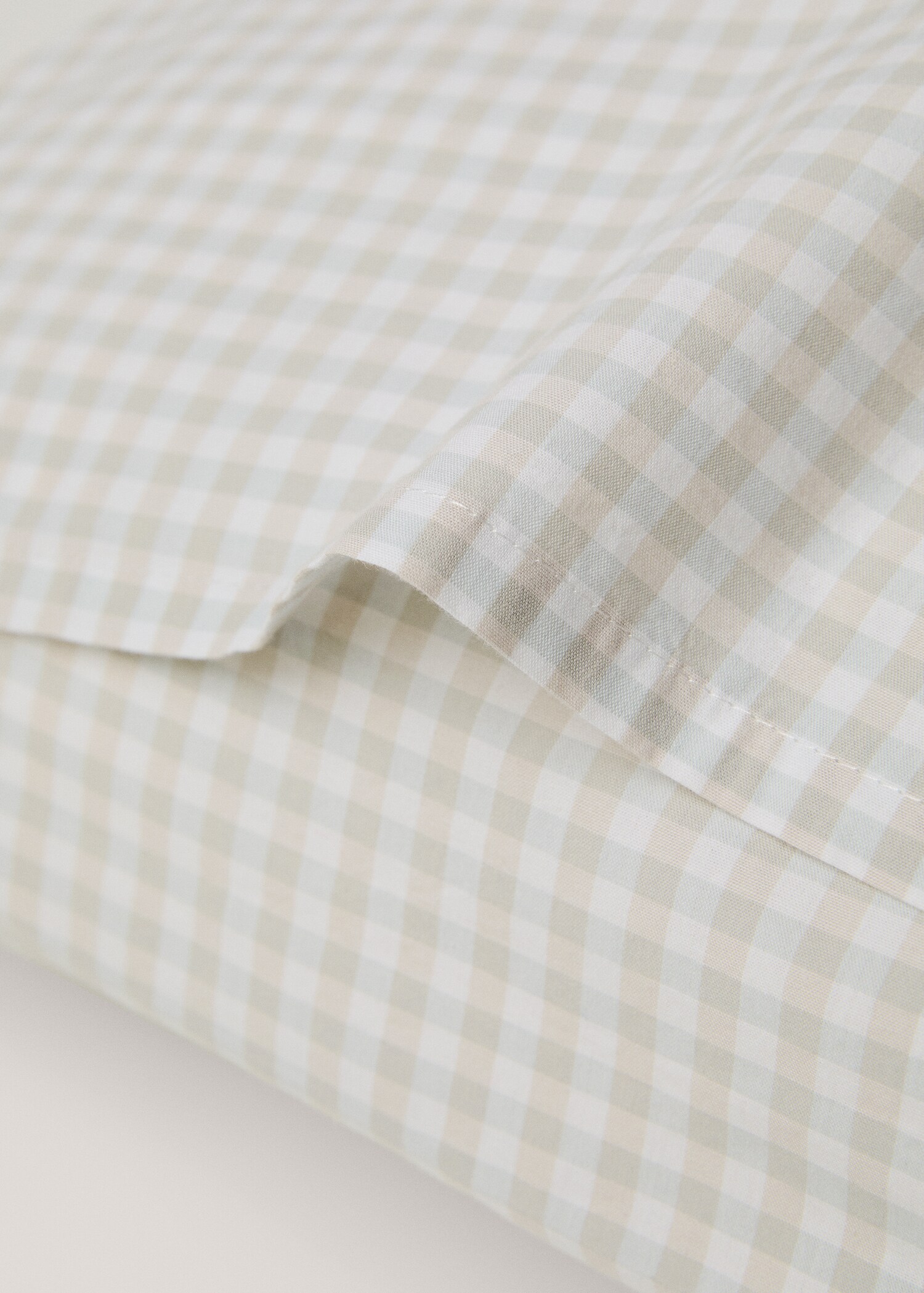 Vichy printed pillowcase 50X75cm - Details of the article 1