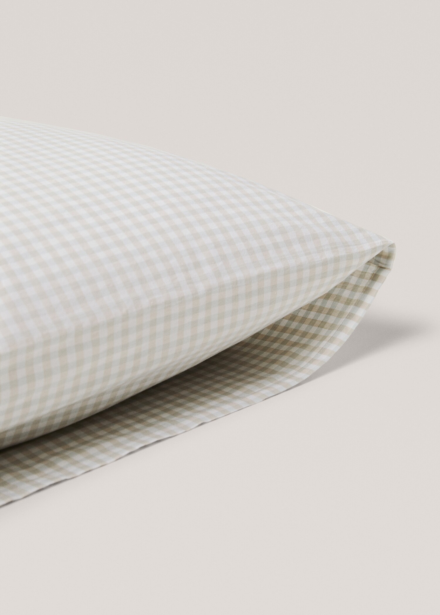 Vichy printed pillowcase 50X75cm - Details of the article 2