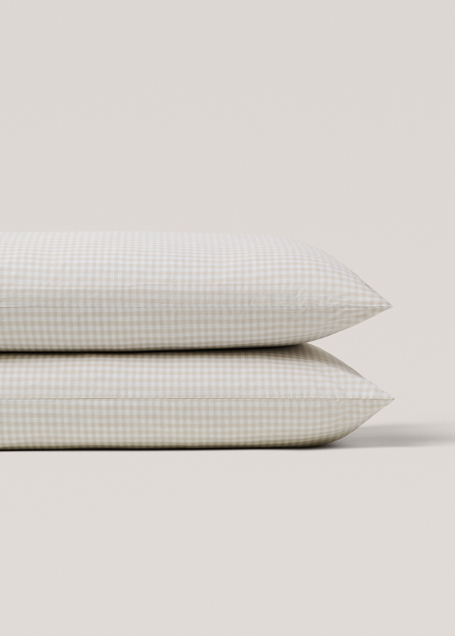 Vichy printed pillowcase 50X75cm - Details of the article 3