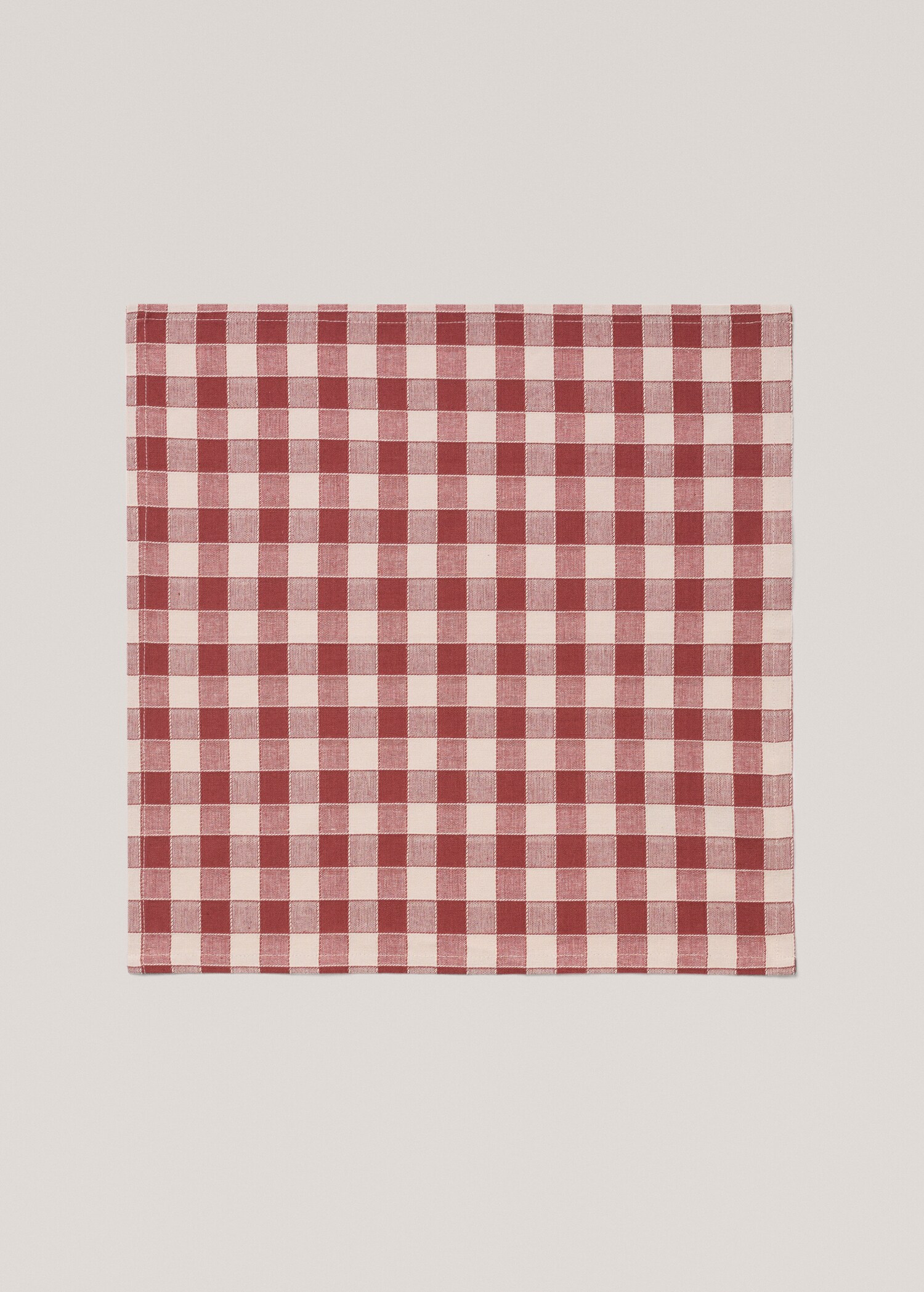 Cotton check napkin - Details of the article 1