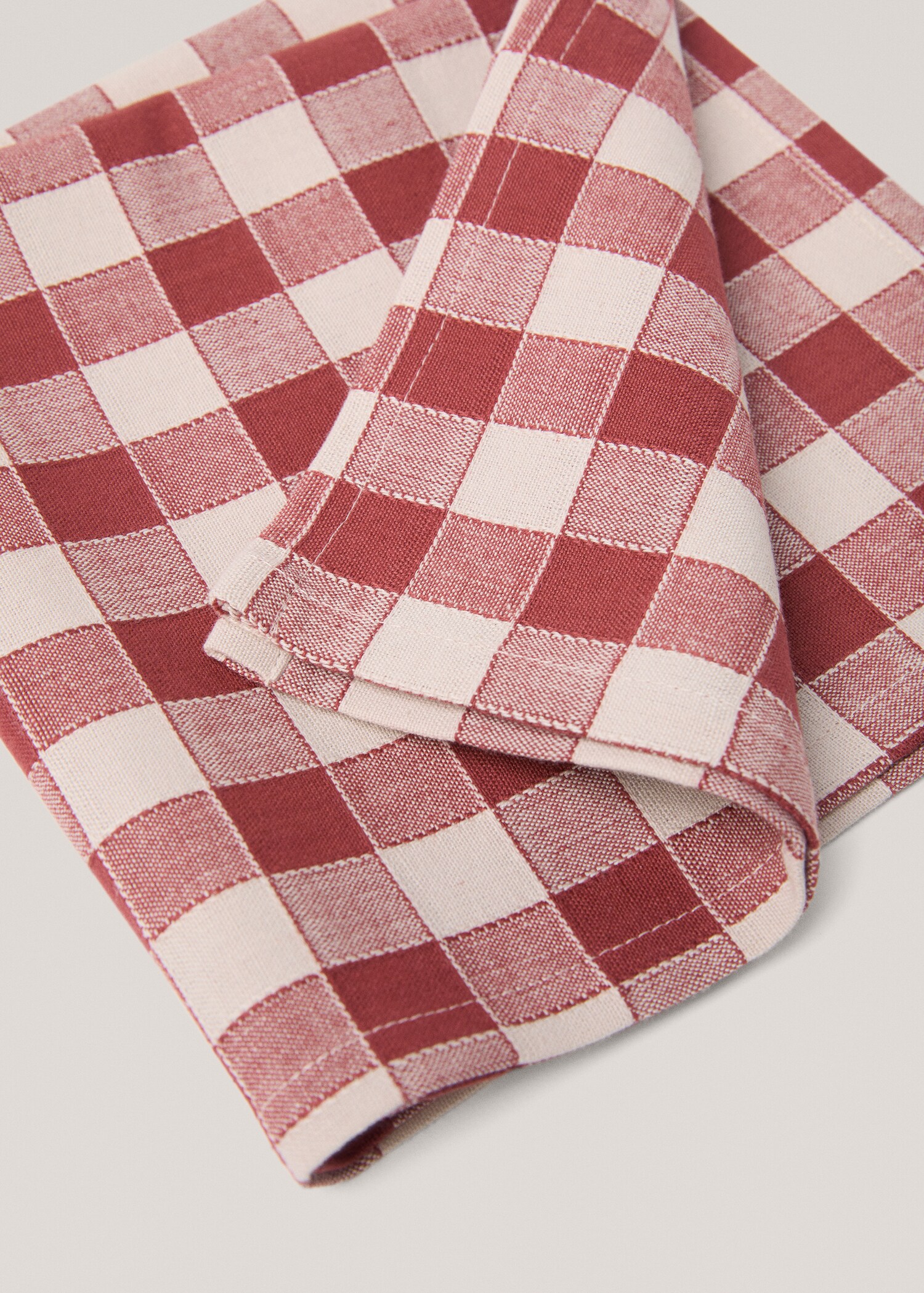 Cotton check napkin - Details of the article 2