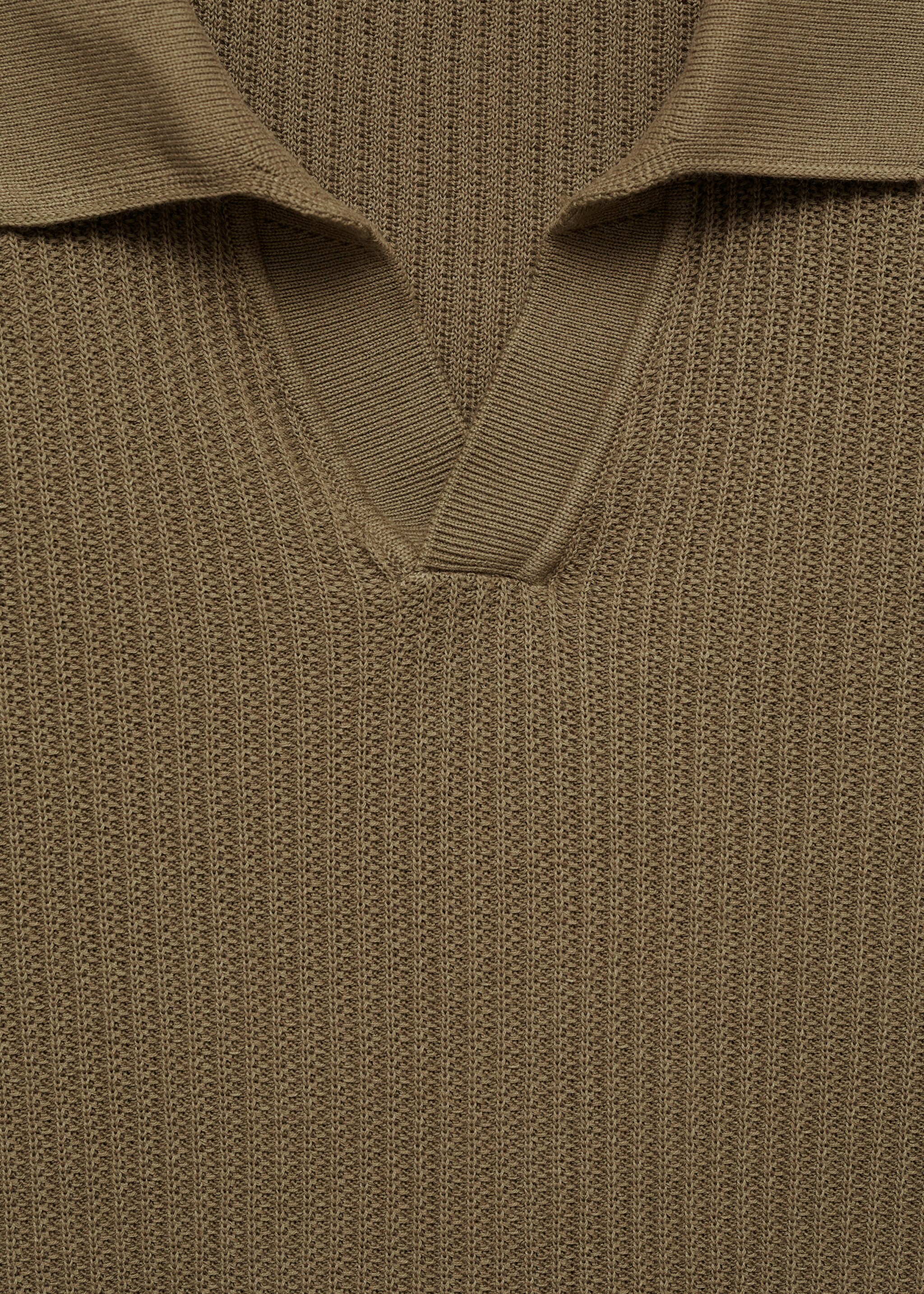 Polo punto algodón canalé - Detalle del artículo 8