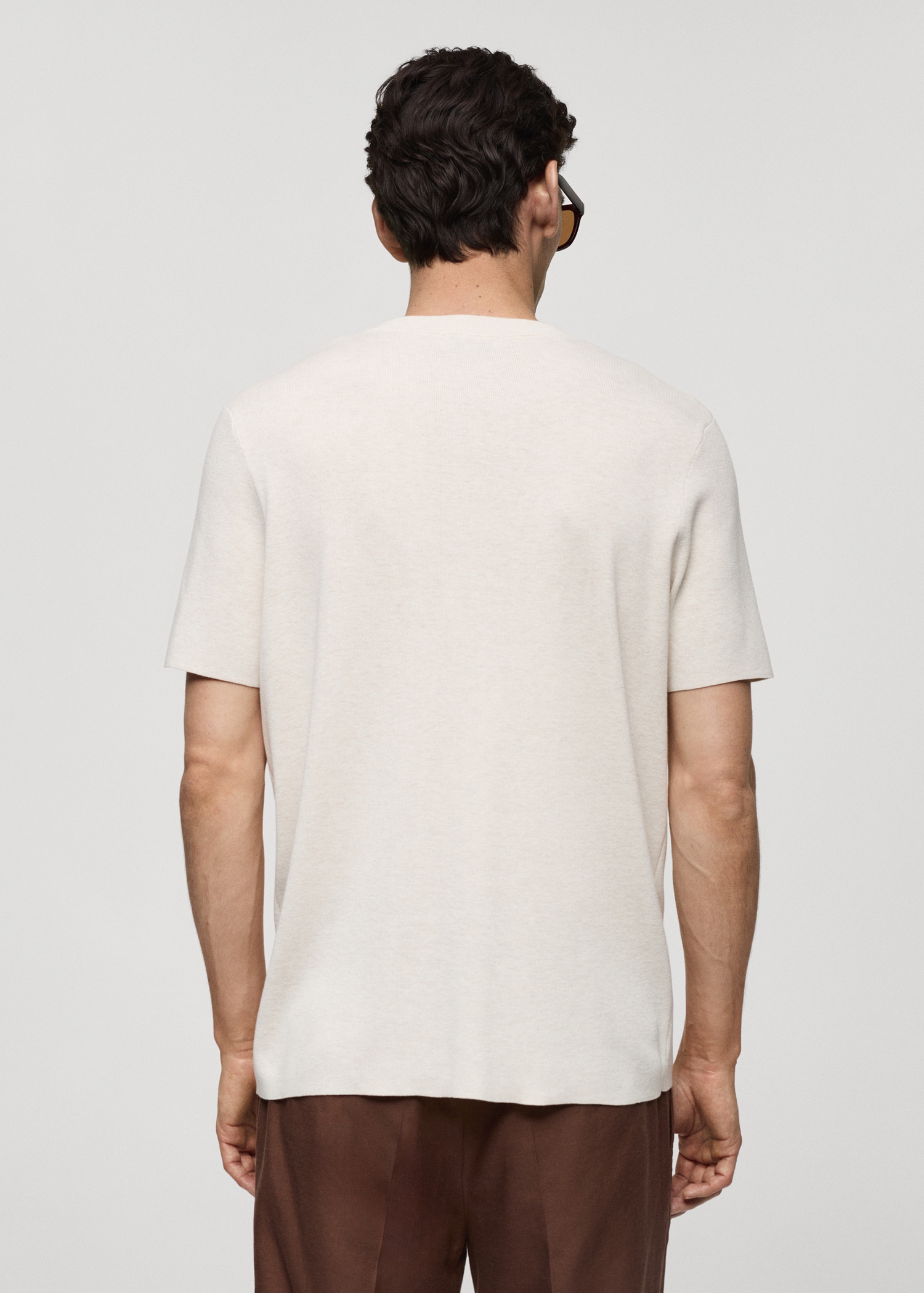 Camiseta punto algodón - Reverso del artículo