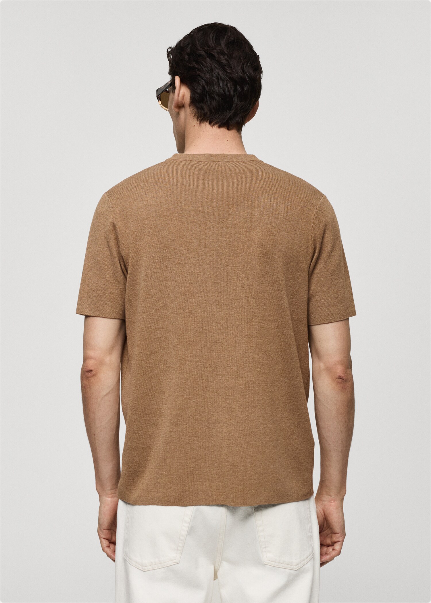 T-shirt maille coton - Verso de l’article