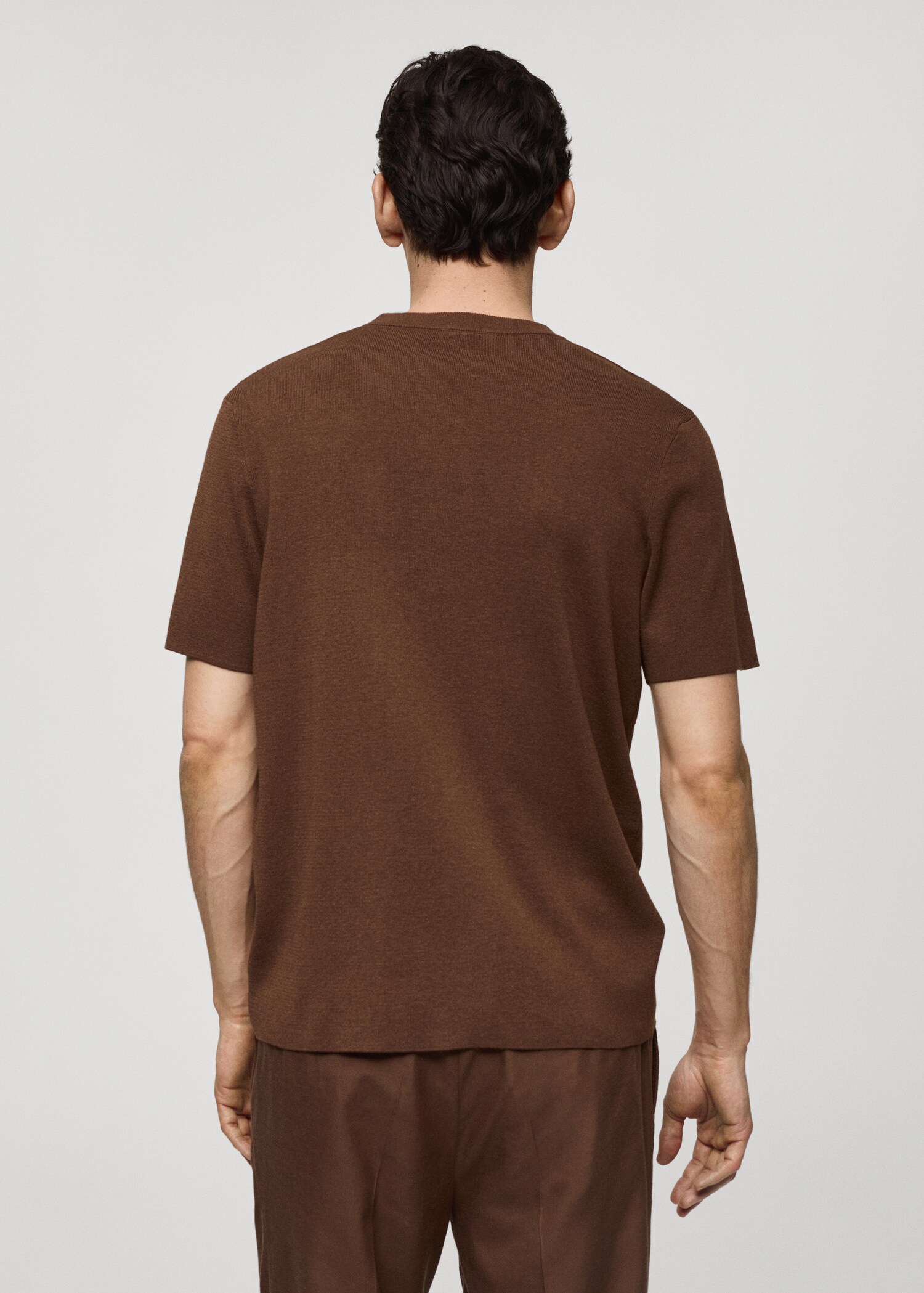 Camiseta punto algodón - Reverso del artículo