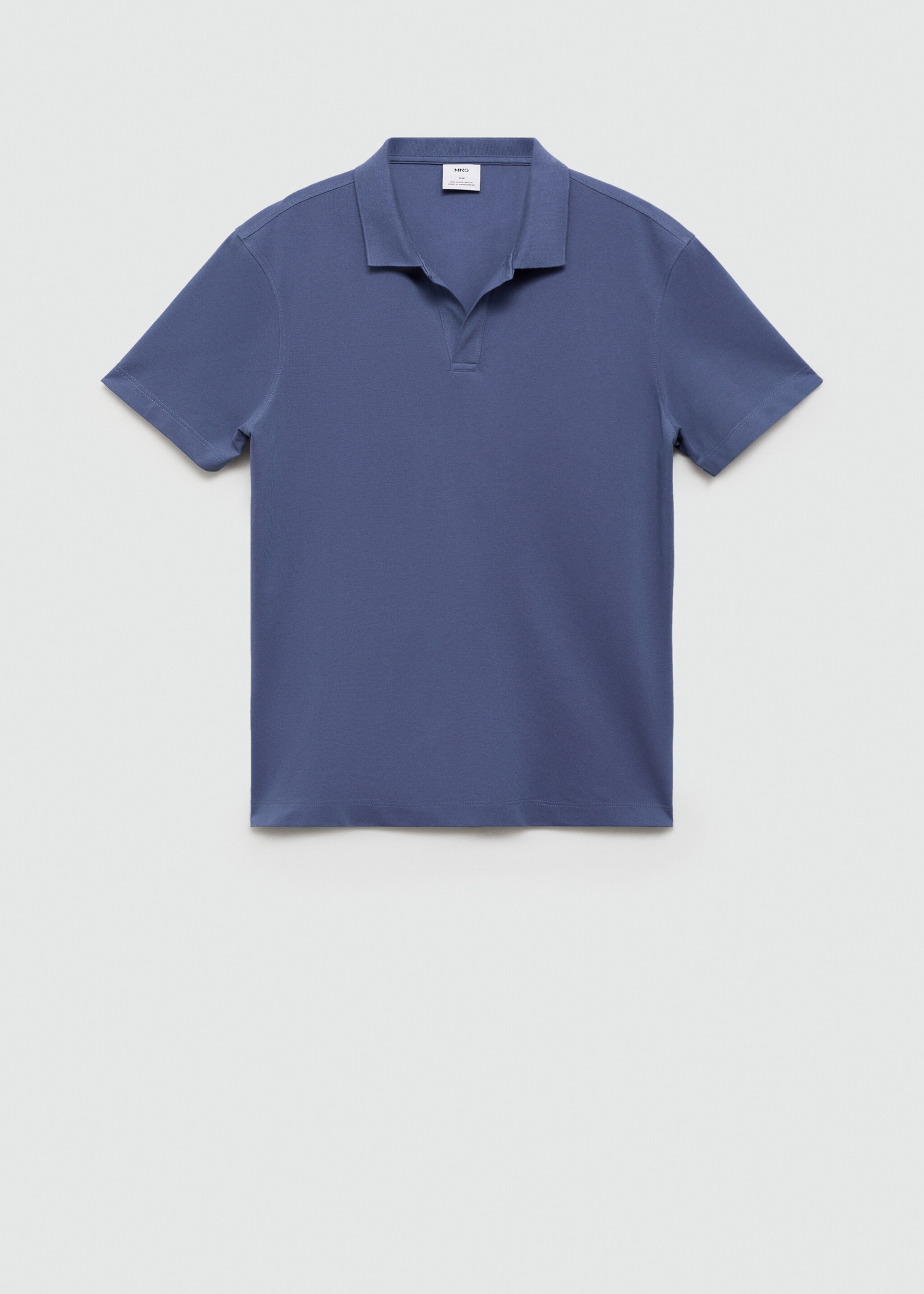 Slim-fit cotton-piqué polo shirt - Article without model