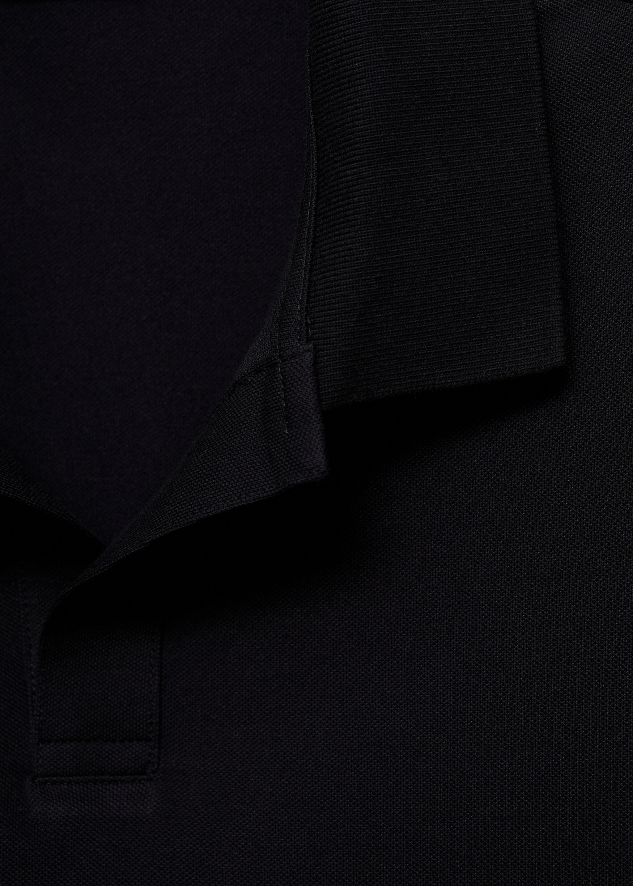 Piqueskjorte i bomull, slim-fit - Artikkeldetalj 8