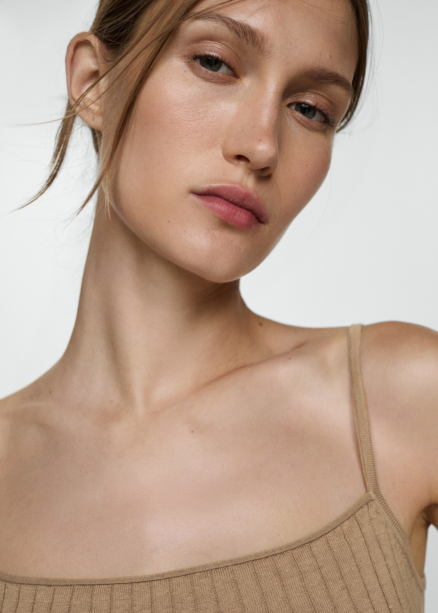 Ribbed crop top - Details of the article 1