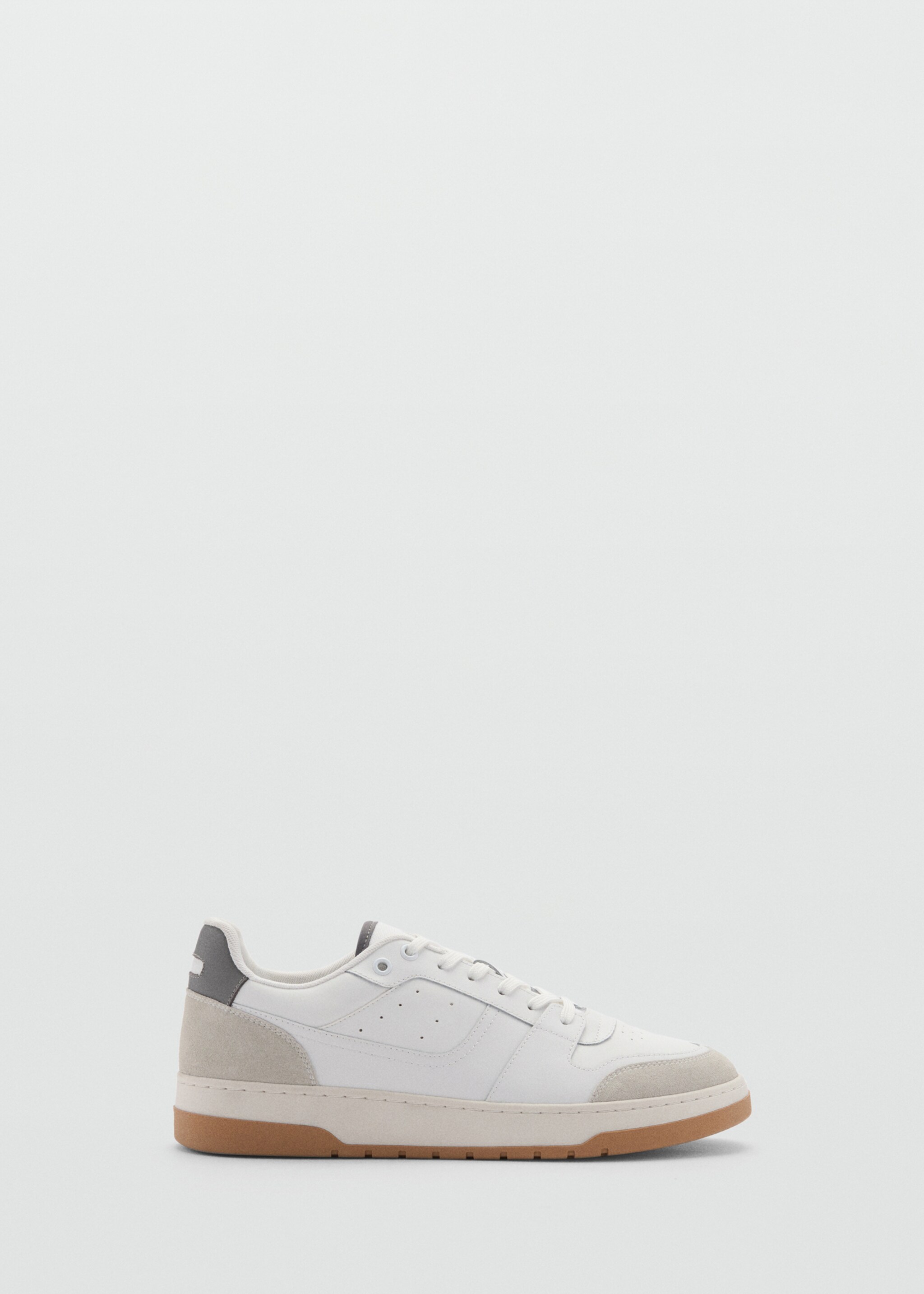 Kombinierte Leder-Sneakers - Artikel ohne Model