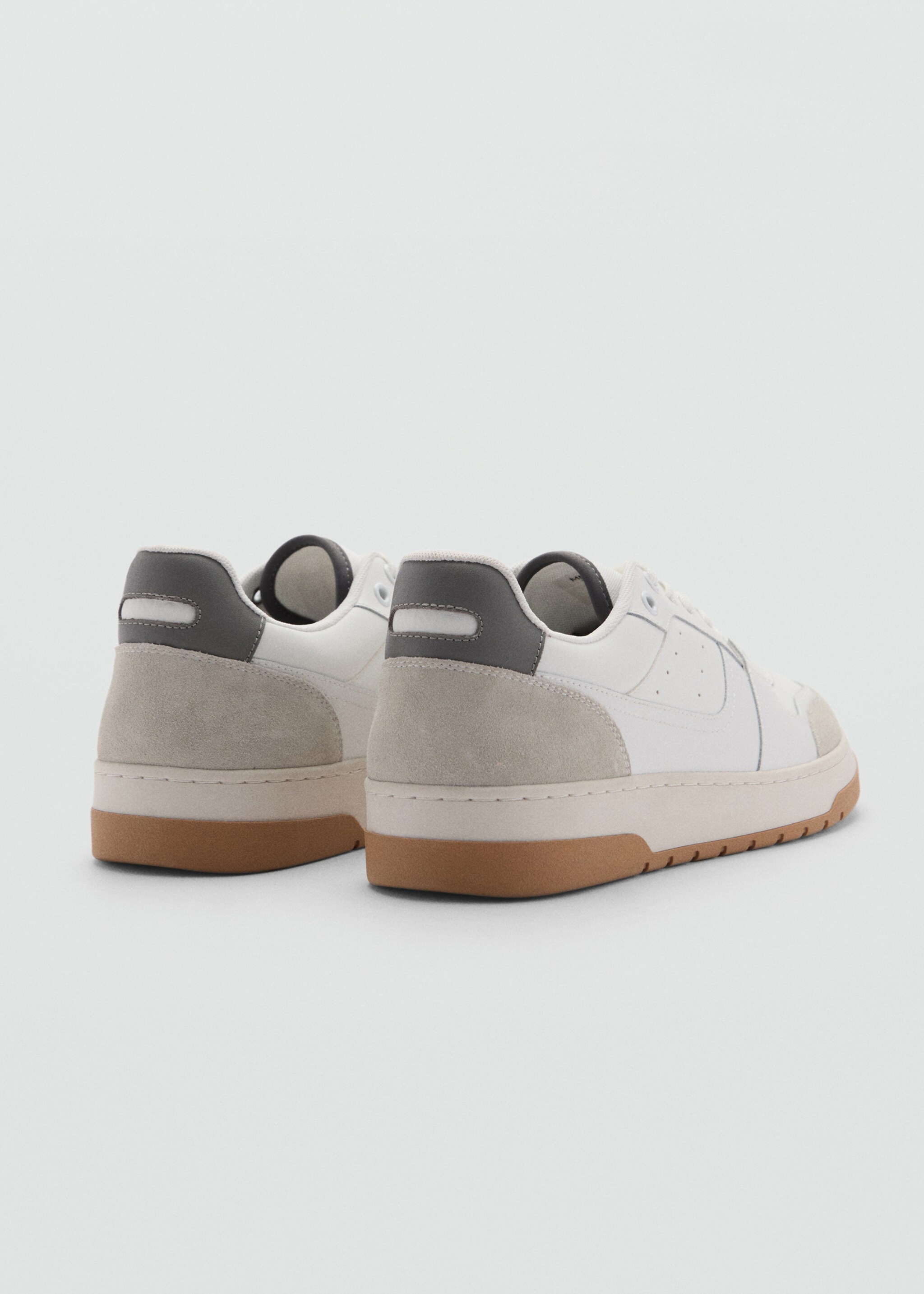 Kombinierte Leder-Sneakers - Detail des Artikels 1