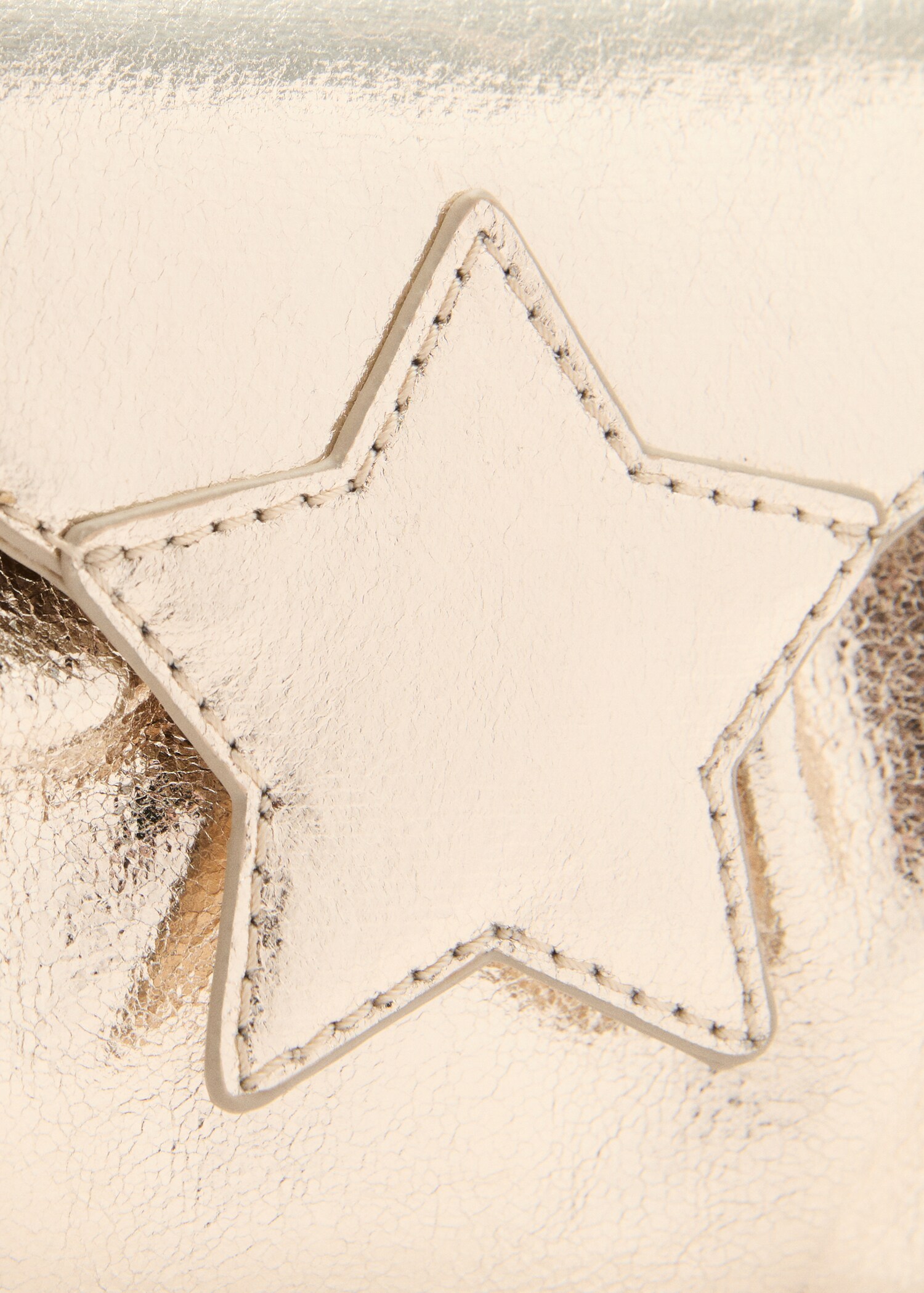 Metallic-Tasche mit Sternmotiv - Detail des Artikels 2