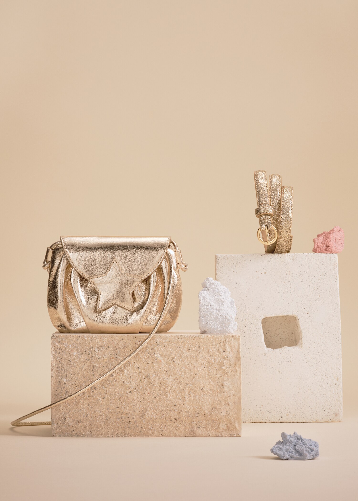 Metallic-Tasche mit Sternmotiv - Detail des Artikels 5