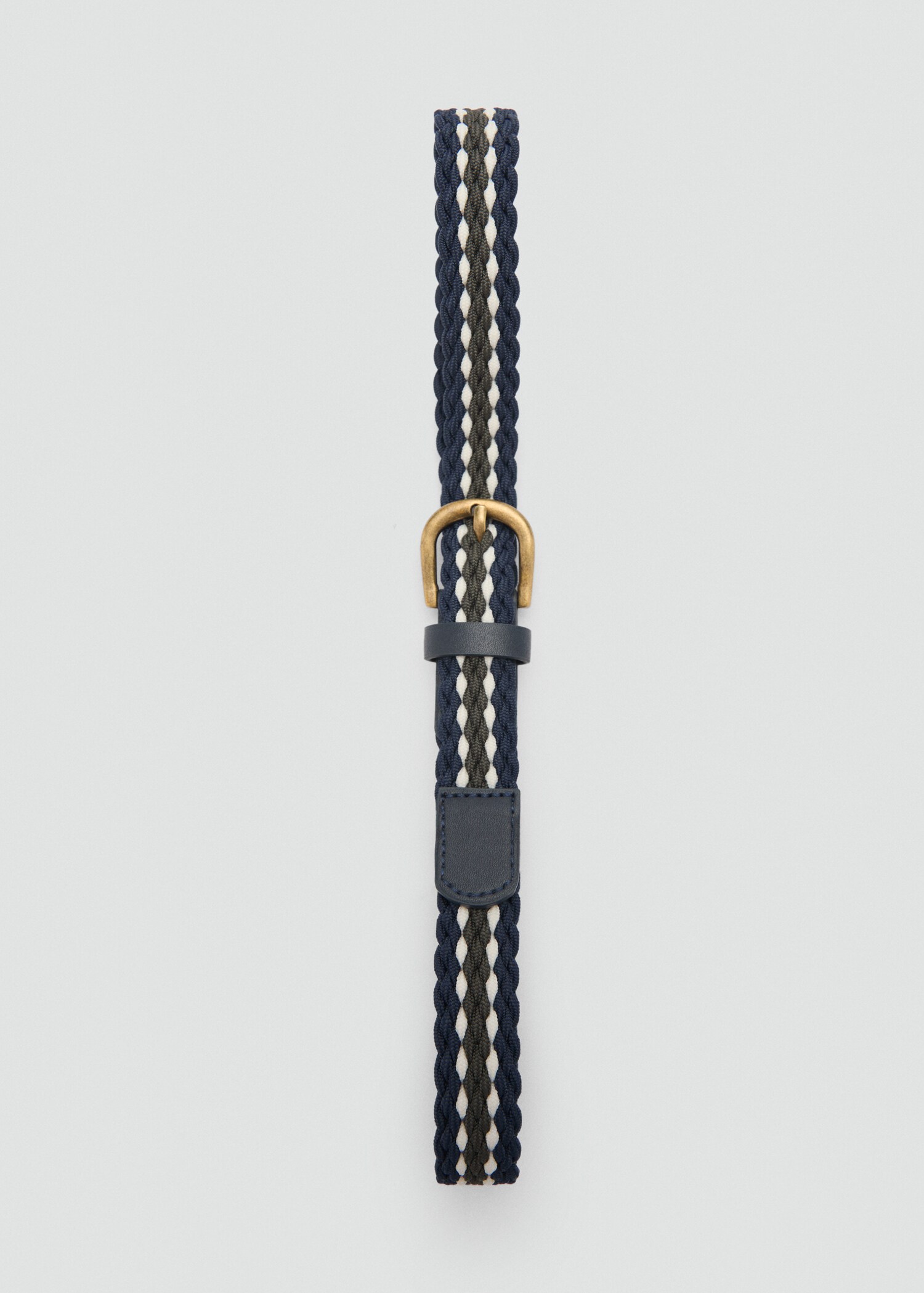 Multicolored braided belt - Details of the article 2