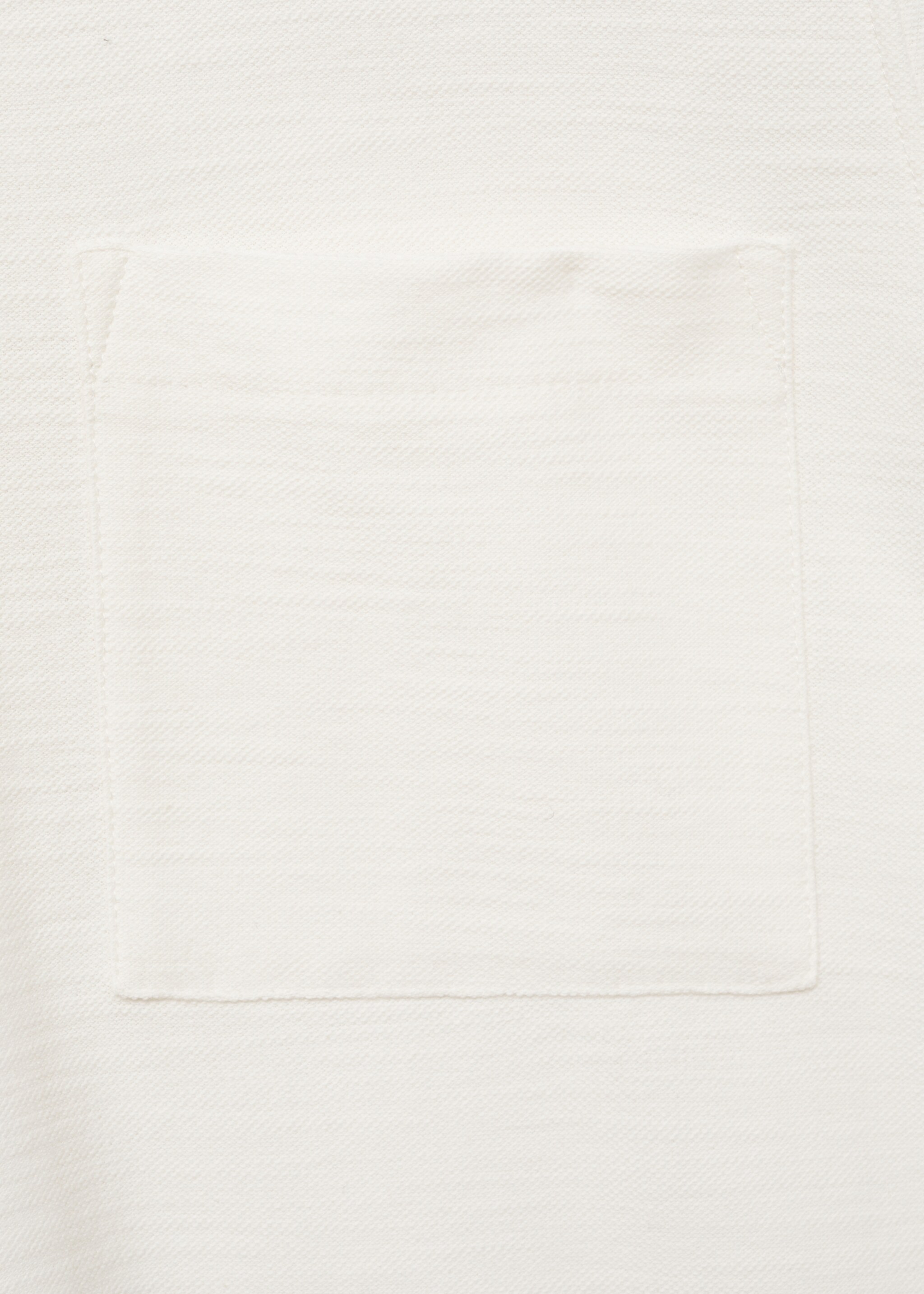 Chest-pocket cotton shirt - Details of the article 0