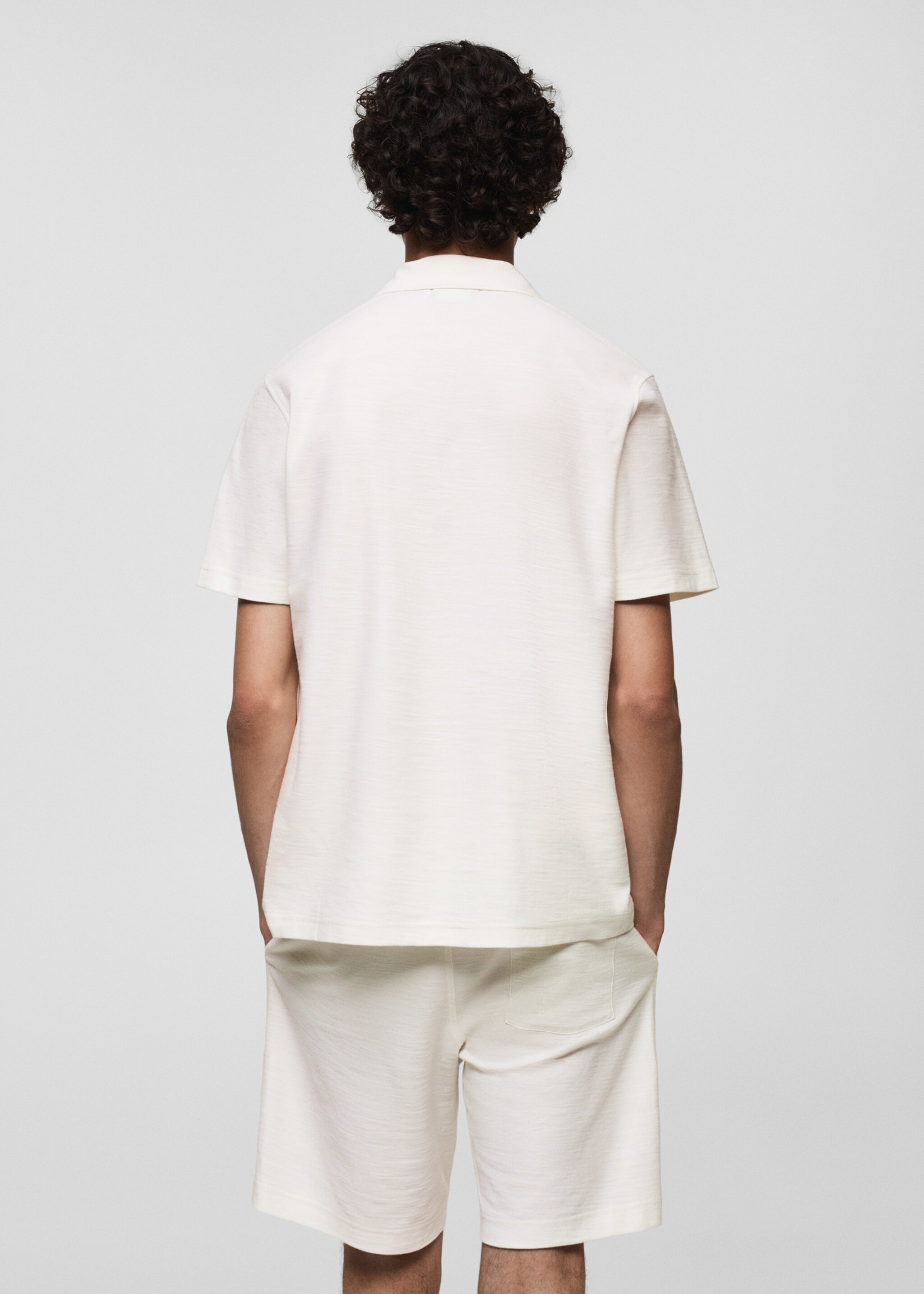 Chest-pocket cotton shirt - Reverse of the article