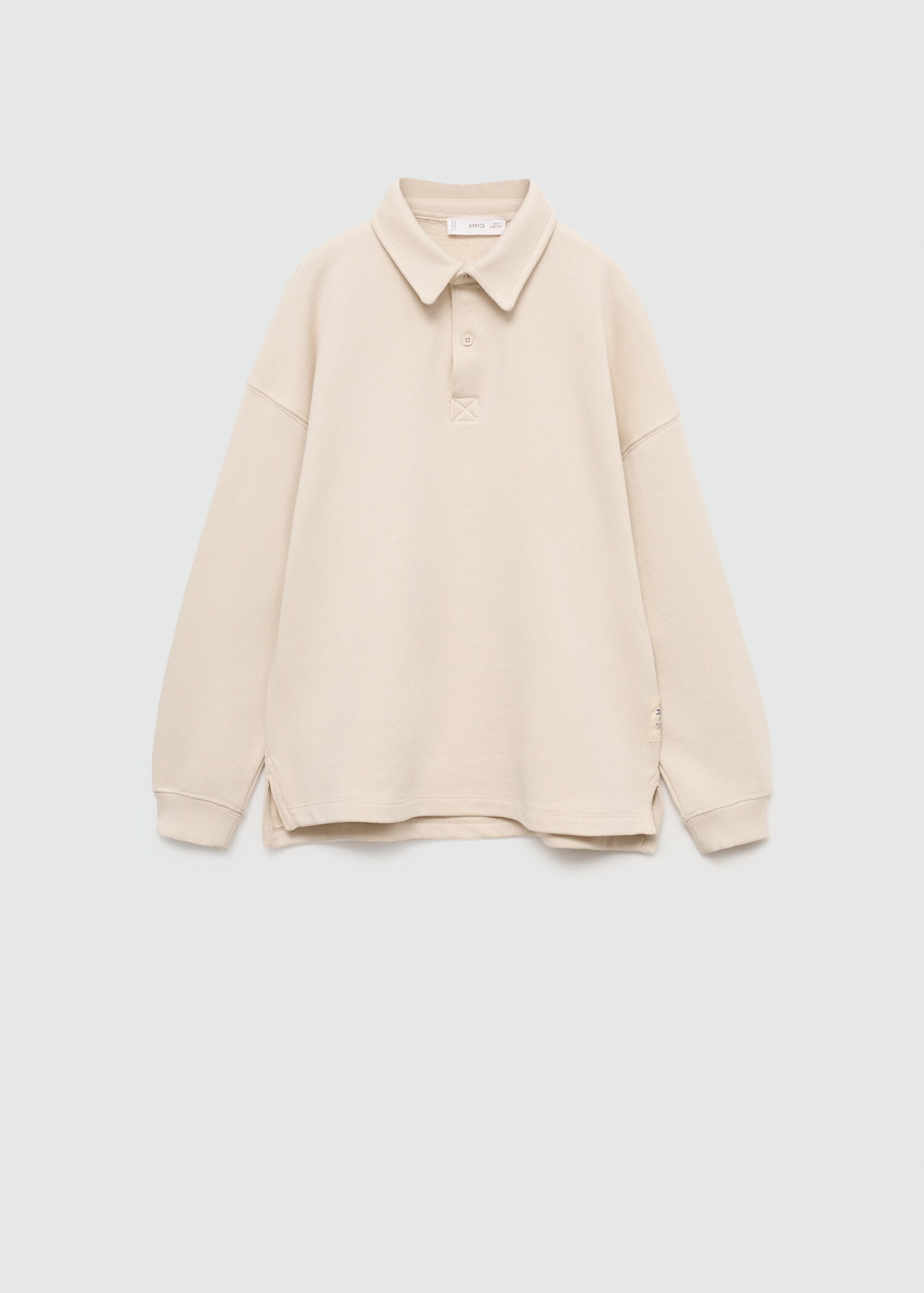 Long sleeves cotton polo - Article without model
