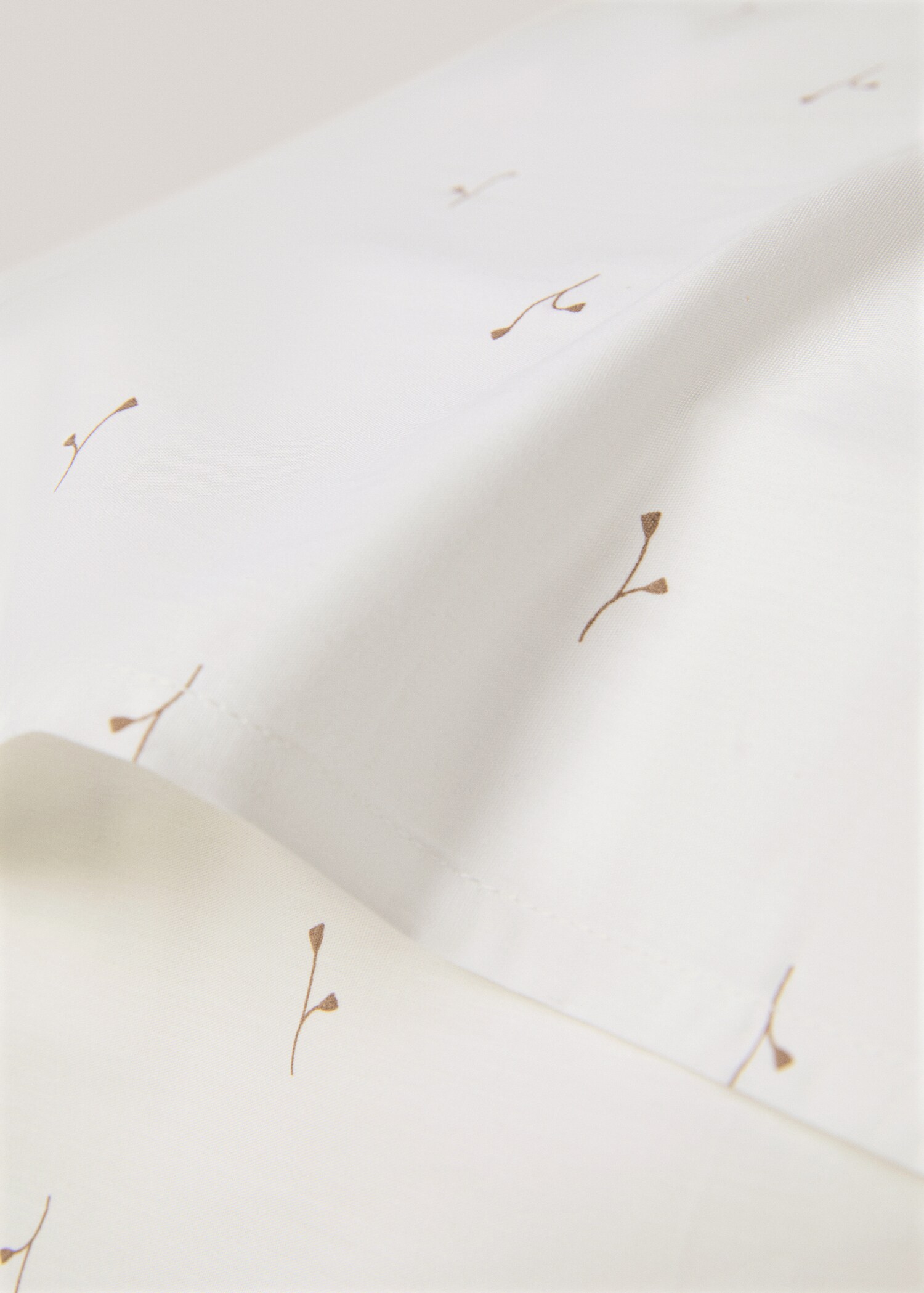 Taie d’oreiller coton fleurs 60x60 cm - Détail de l'article 1