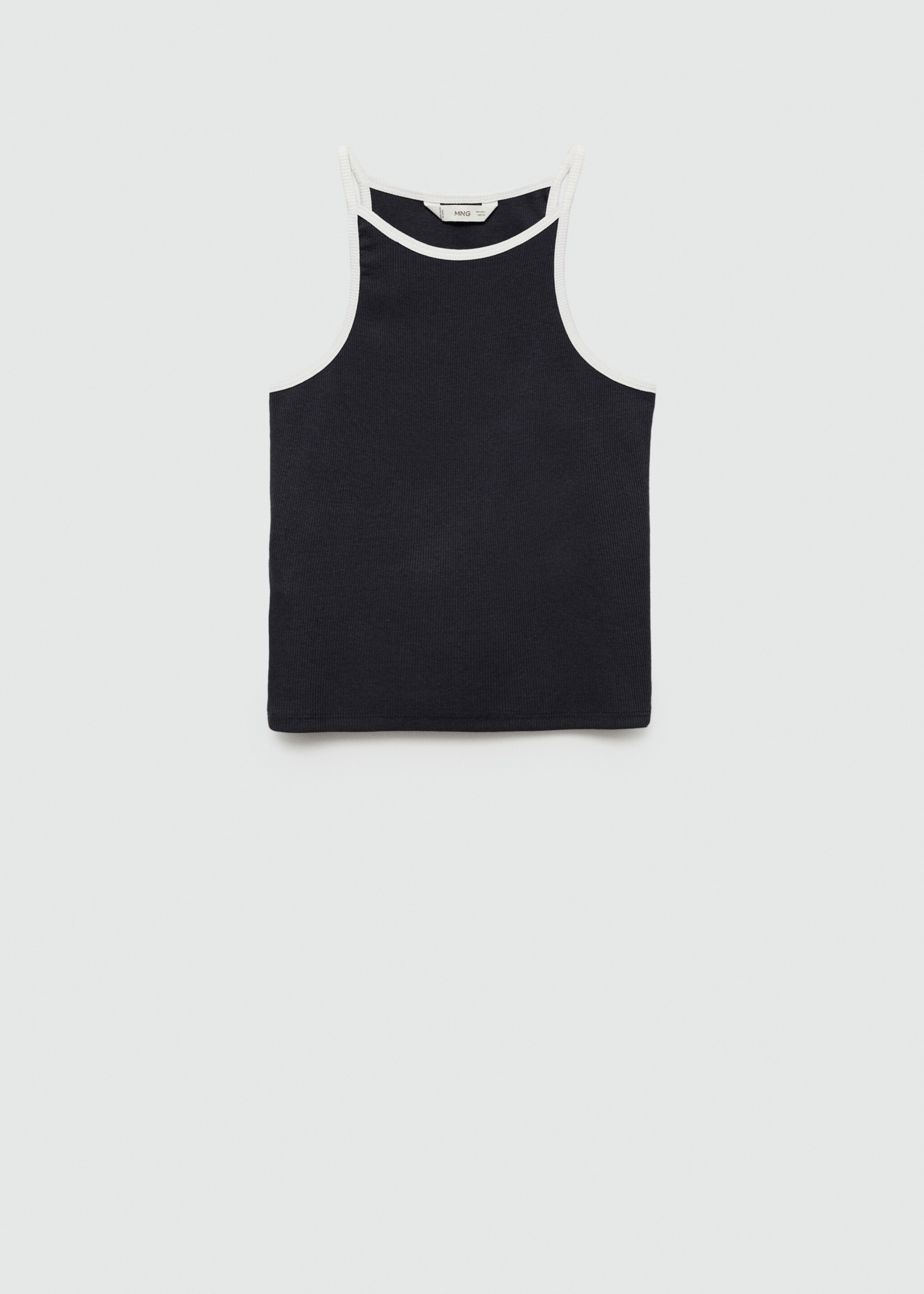 Strap cotton T-shirt - Article without model
