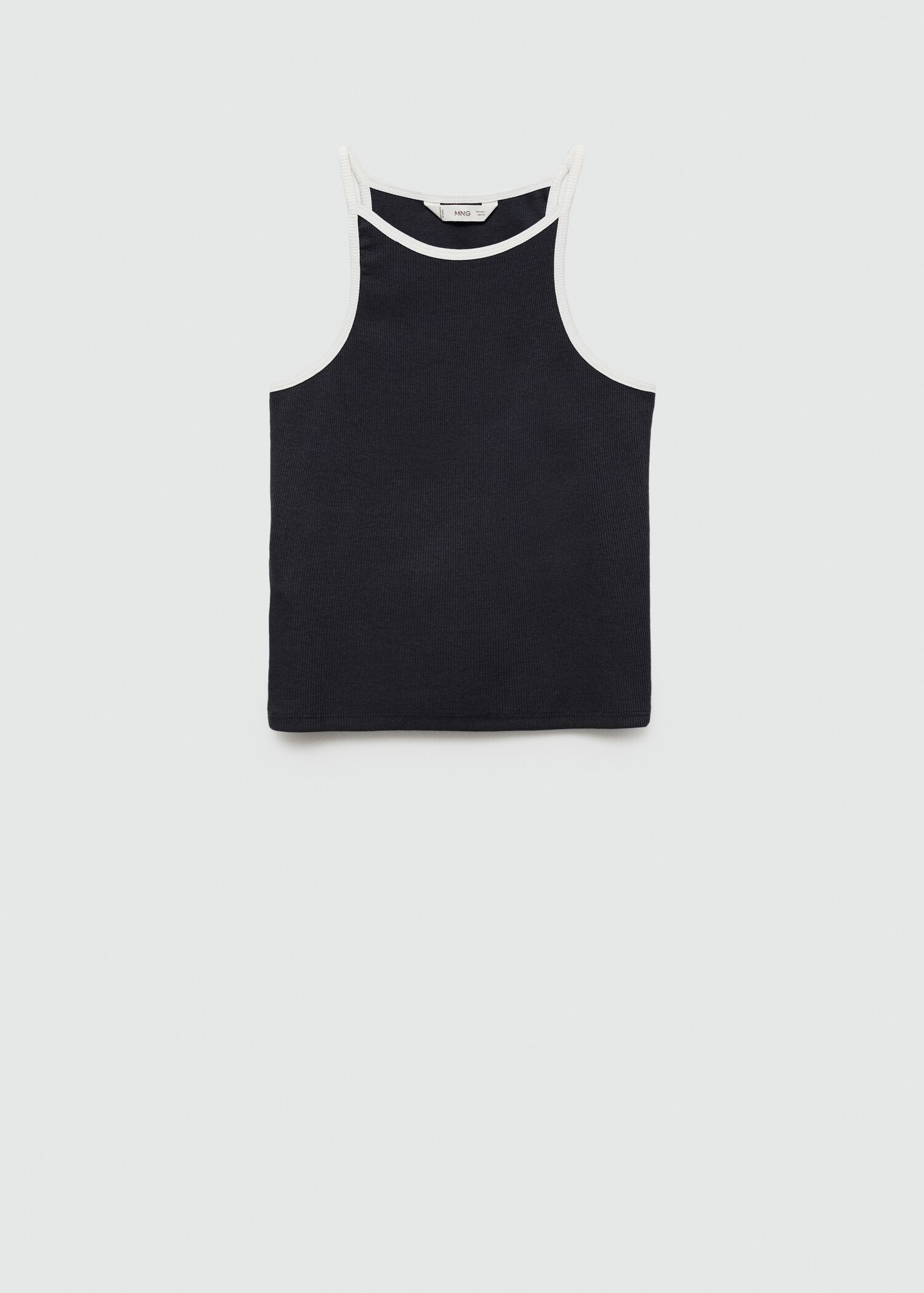 Strap cotton T-shirt - Article without model