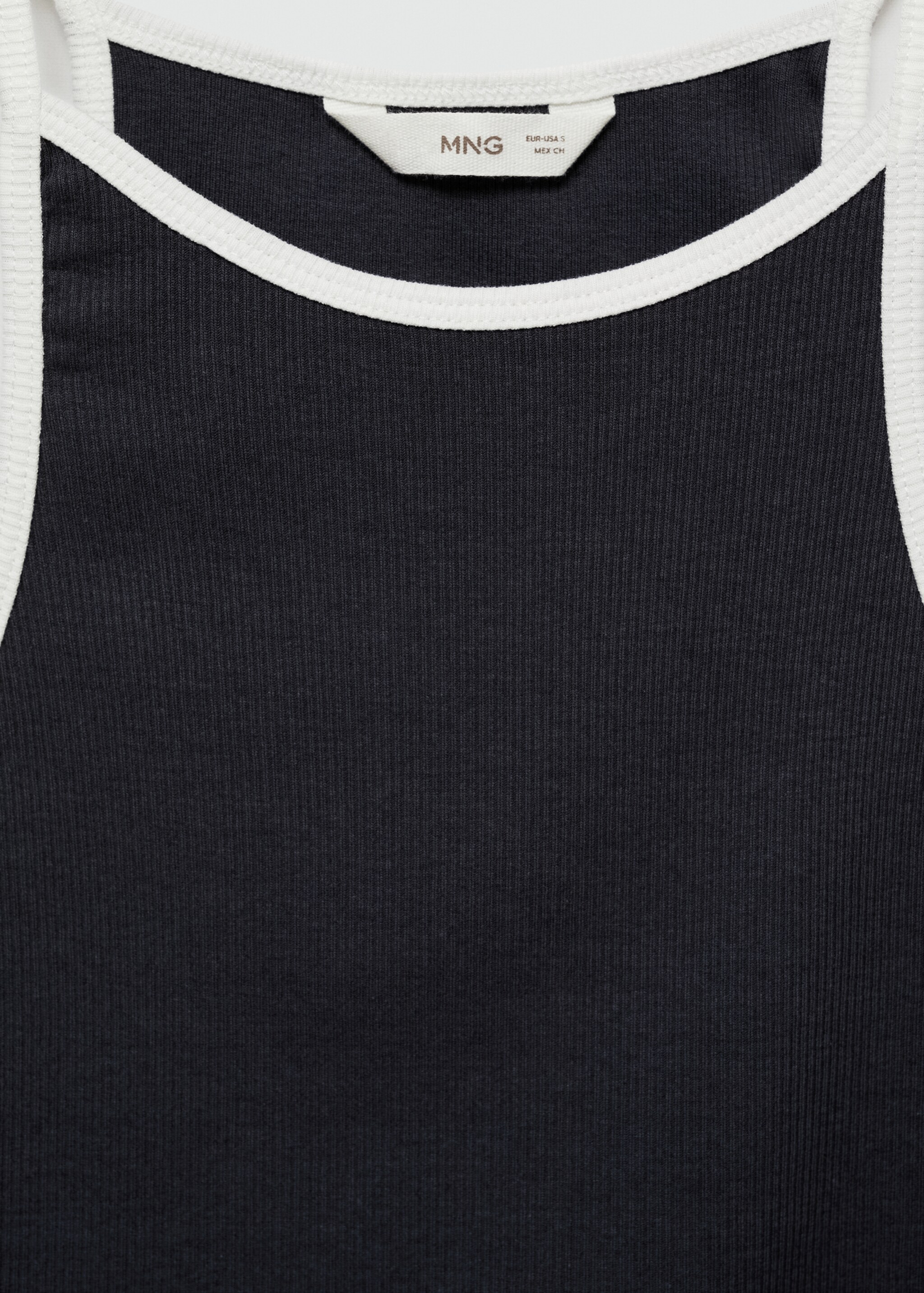Strap cotton T-shirt - Details of the article 8