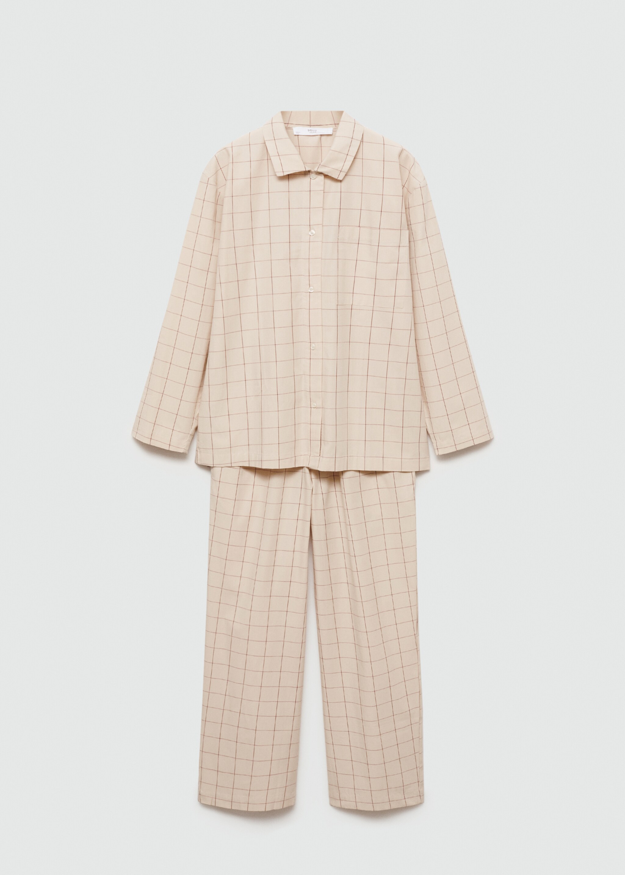 Pyjama deux pièces carreaux - Article sans modèle