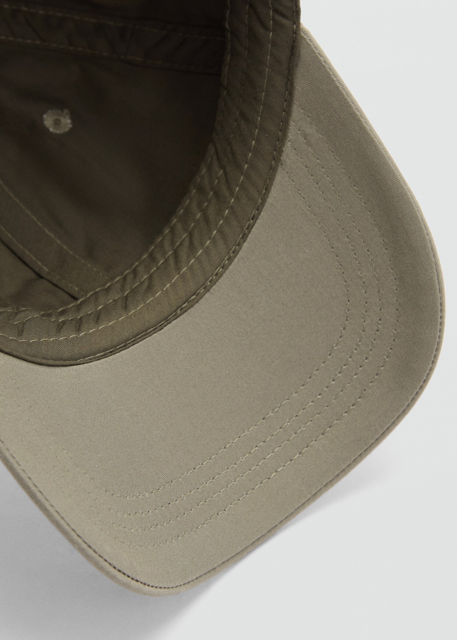 Embroidered cotton visor cap - Details of the article 2