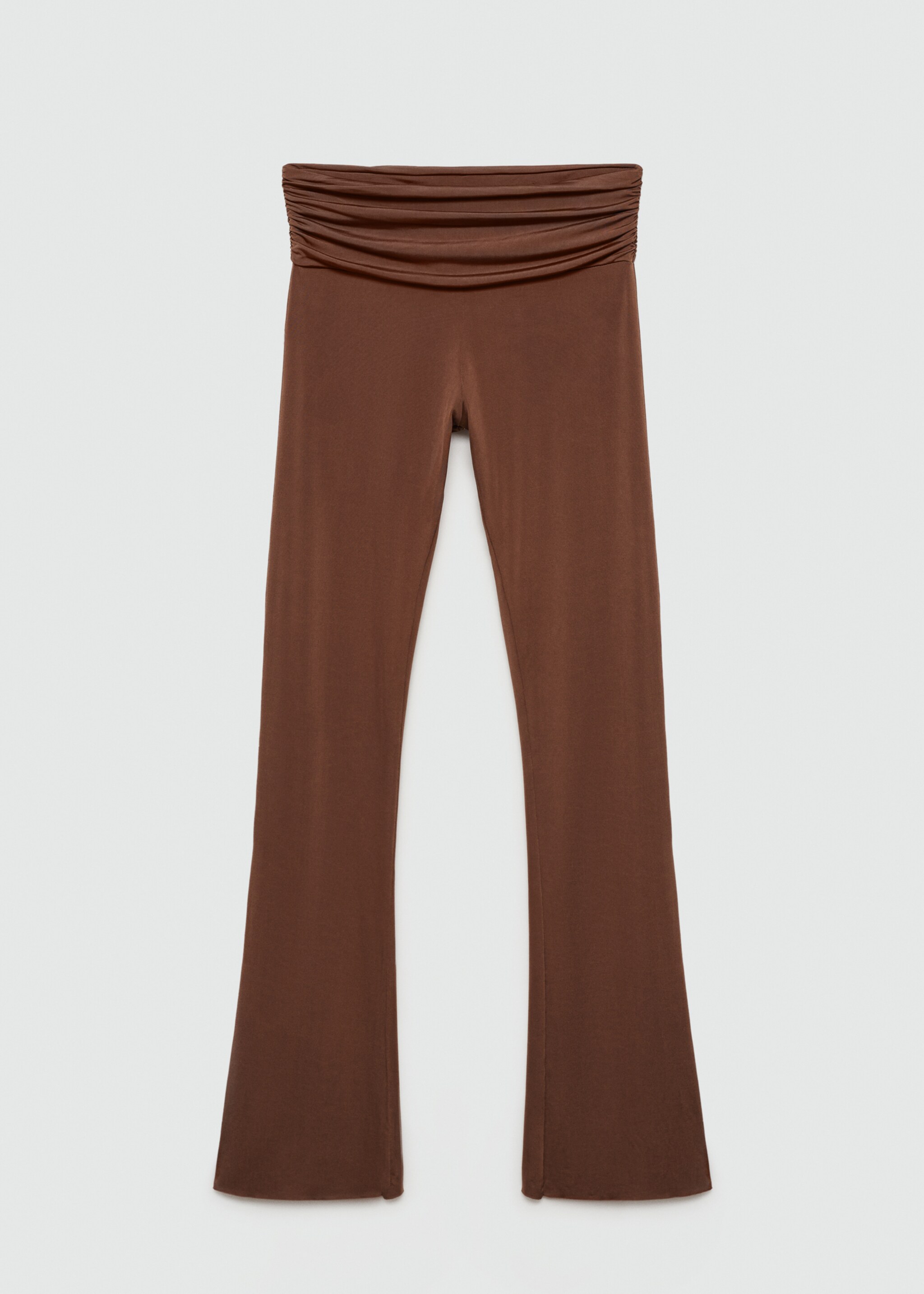 Draped turn-up trousers - Article without model