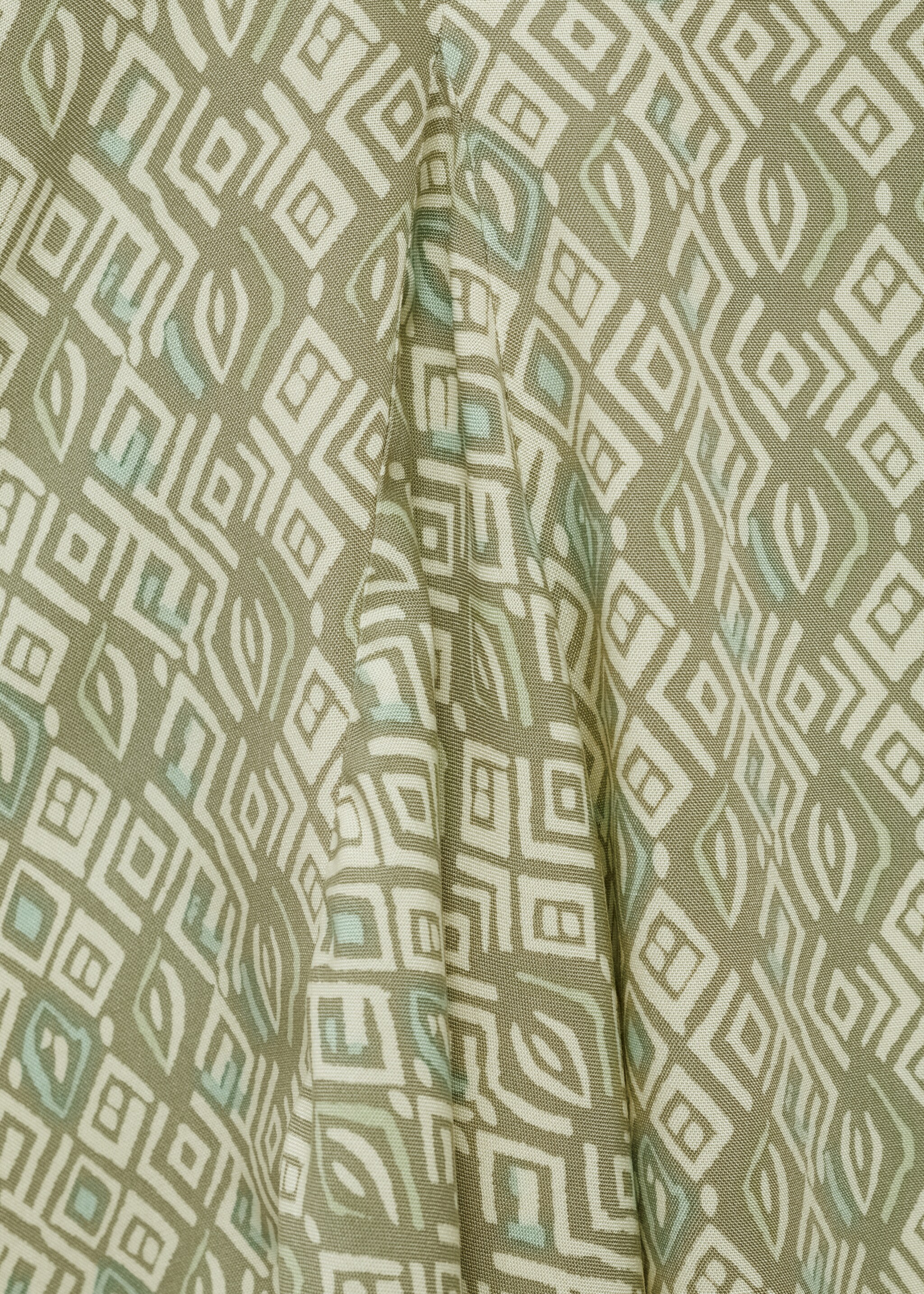 Falda asimétrica estampada - Detalle del artículo 8, Verde. Ref: 77080643-00.