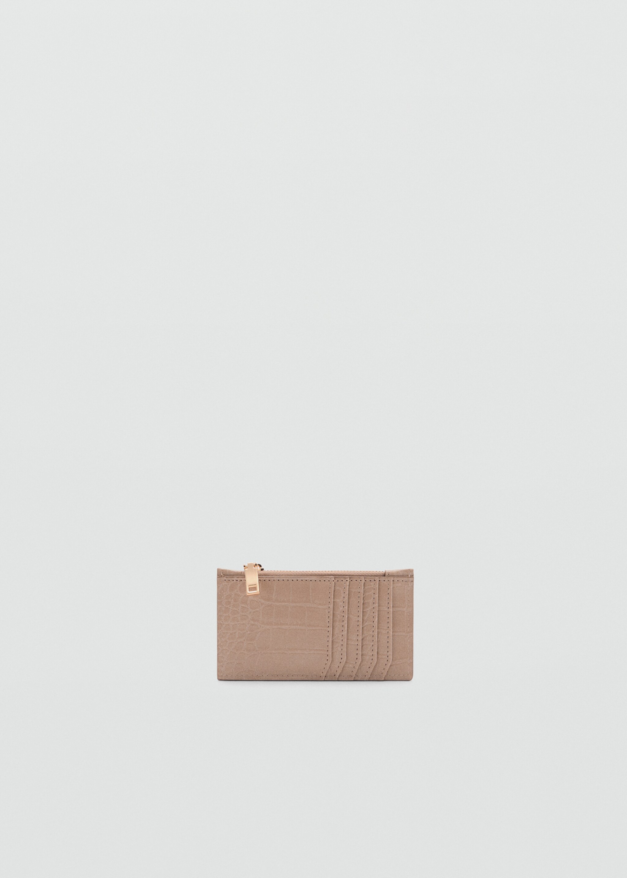 Crocodileeffect cardholder - Medium plane