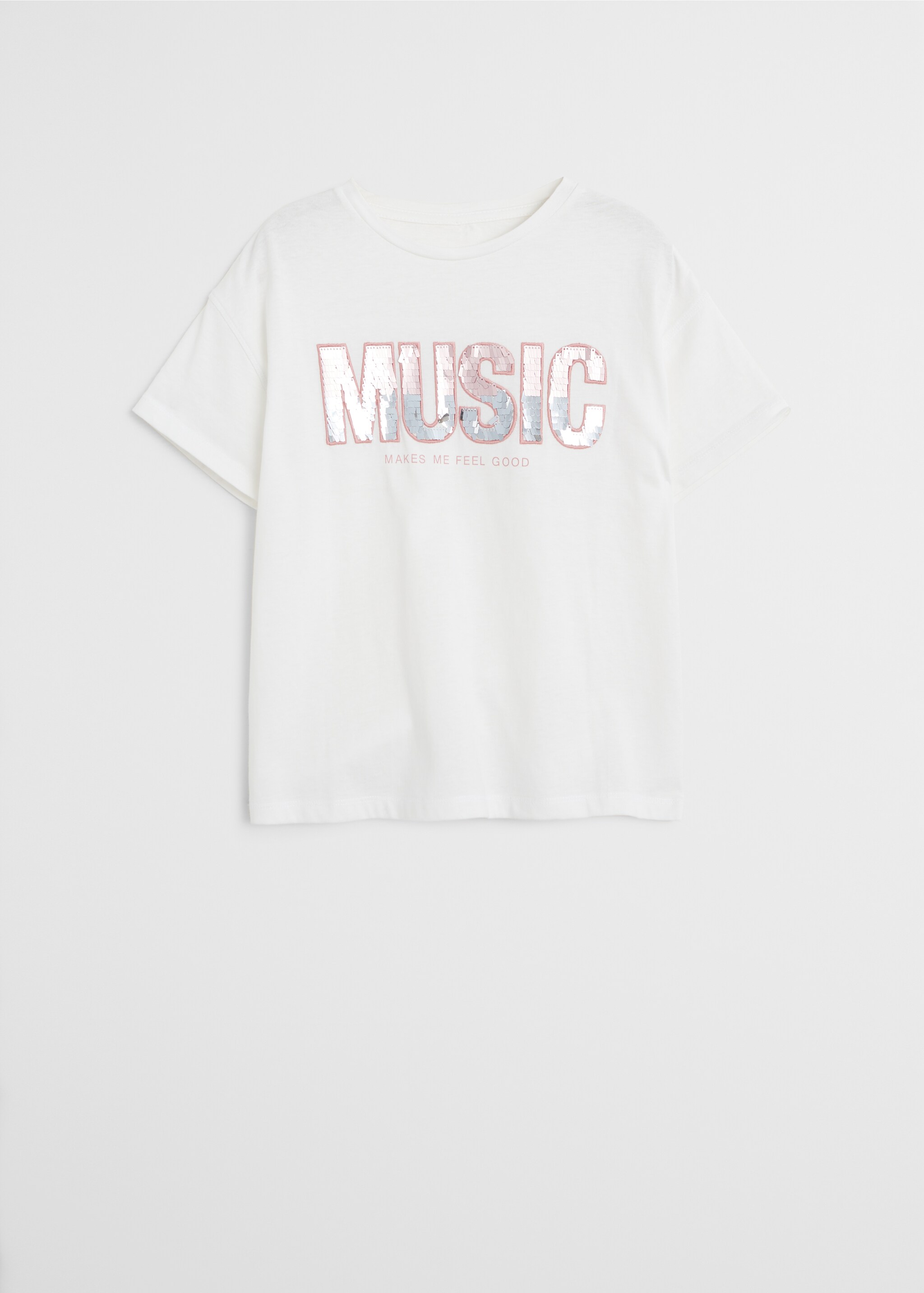 Camiseta algodón orgánico lentejuelas reversibles - Artículo sin modelo