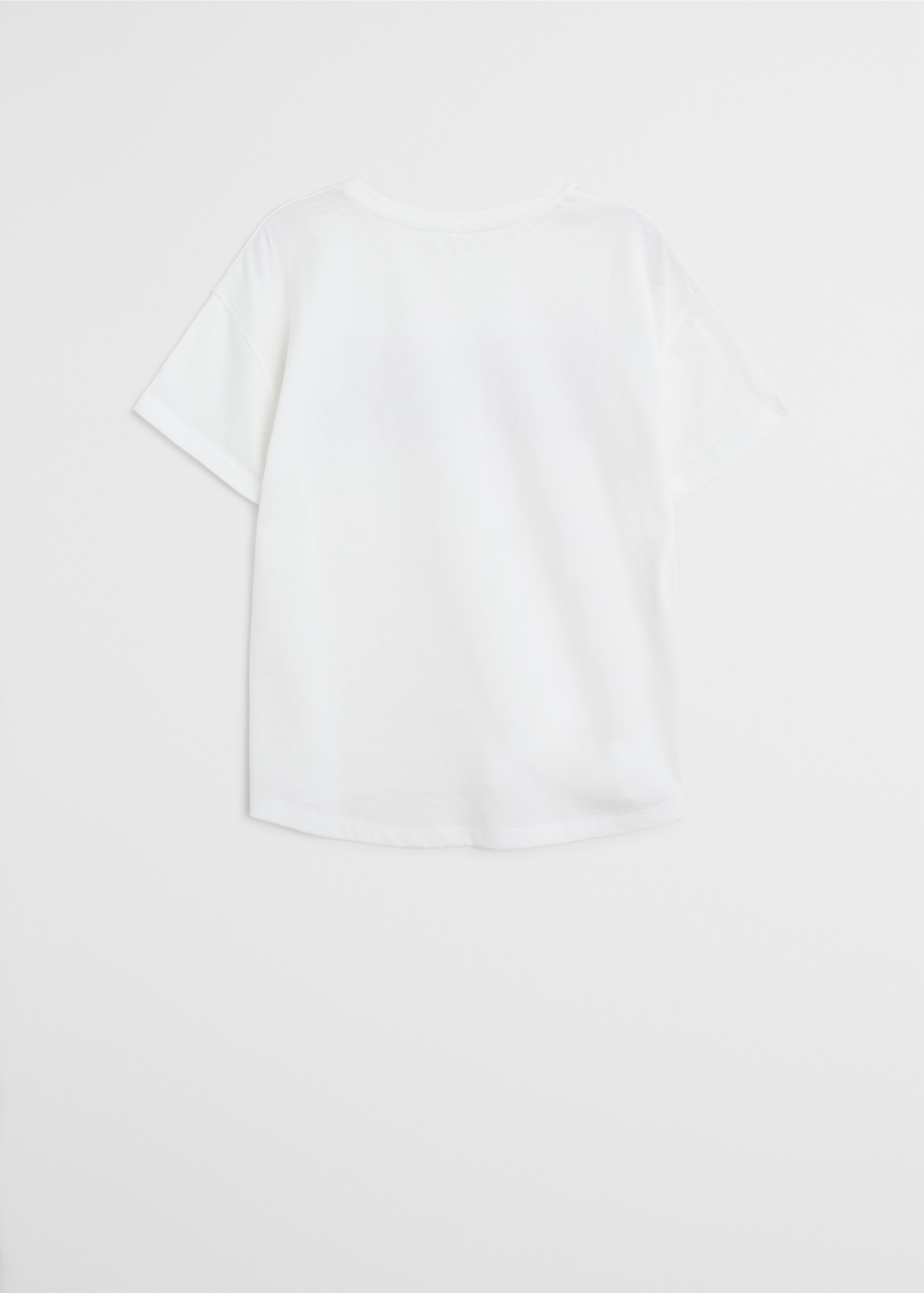 Camiseta algodón orgánico lentejuelas reversibles - Reverso del artículo