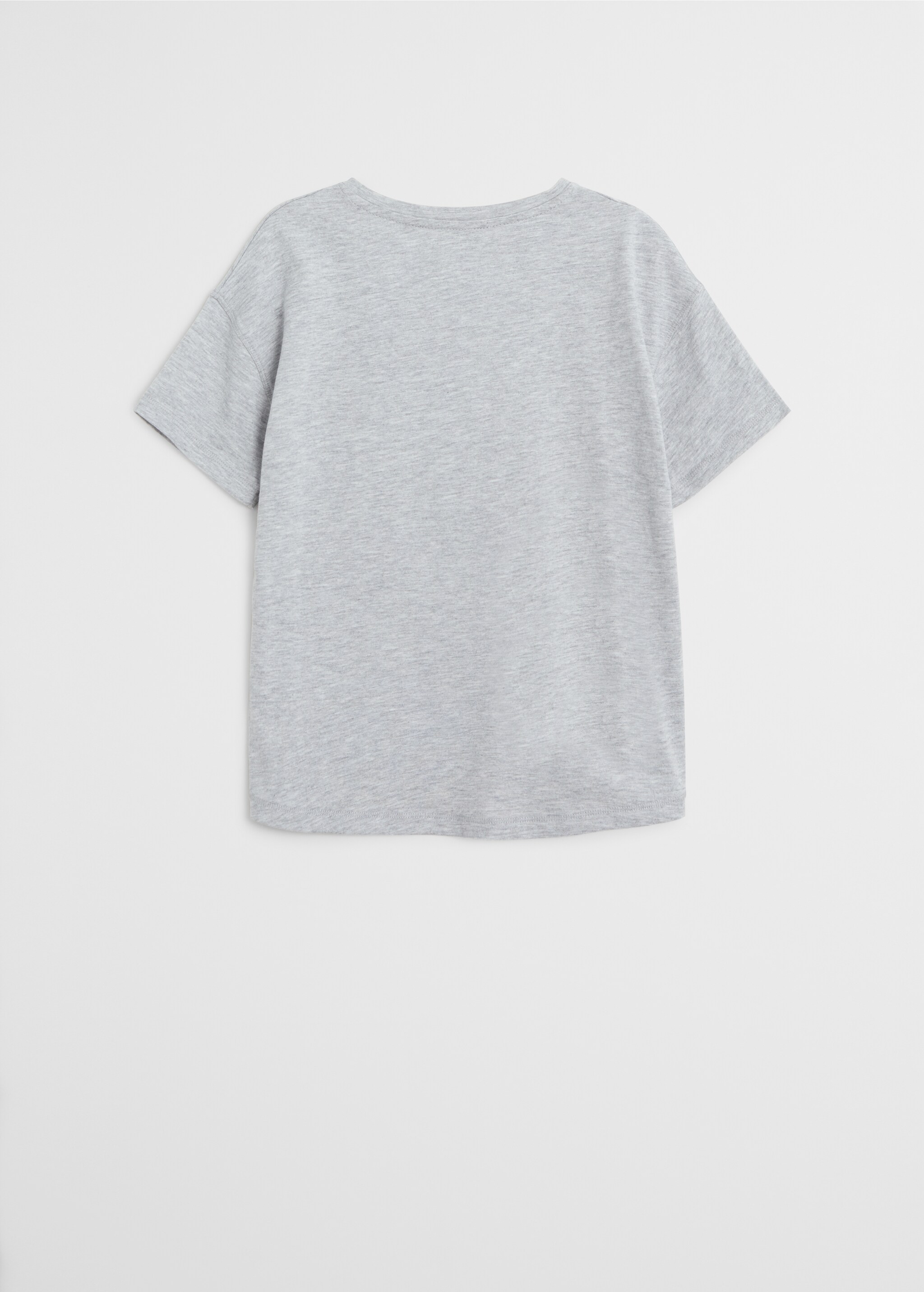 Organic cotton reversible sequins t-shirt - Reverse of the article