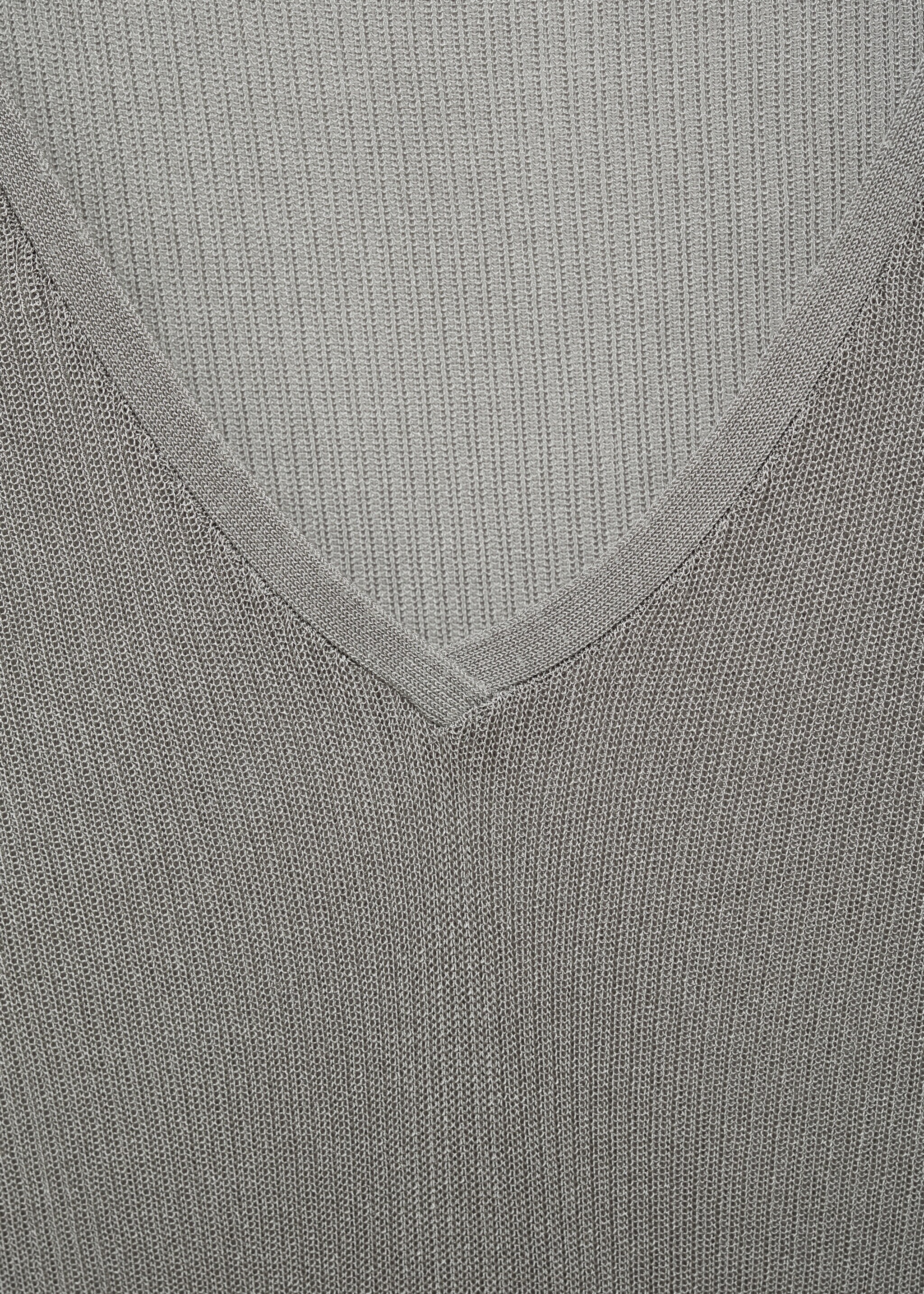 Semi-transparent polo neck t-shirt - Details of the article 8