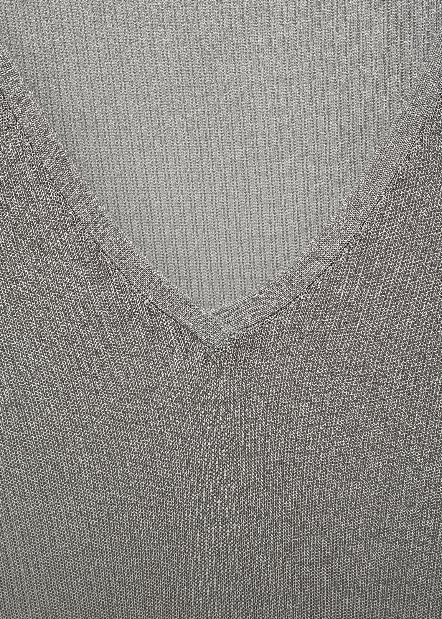 Halvtransparent t-shirt tenniskrage - Detaljer om artikeln 8