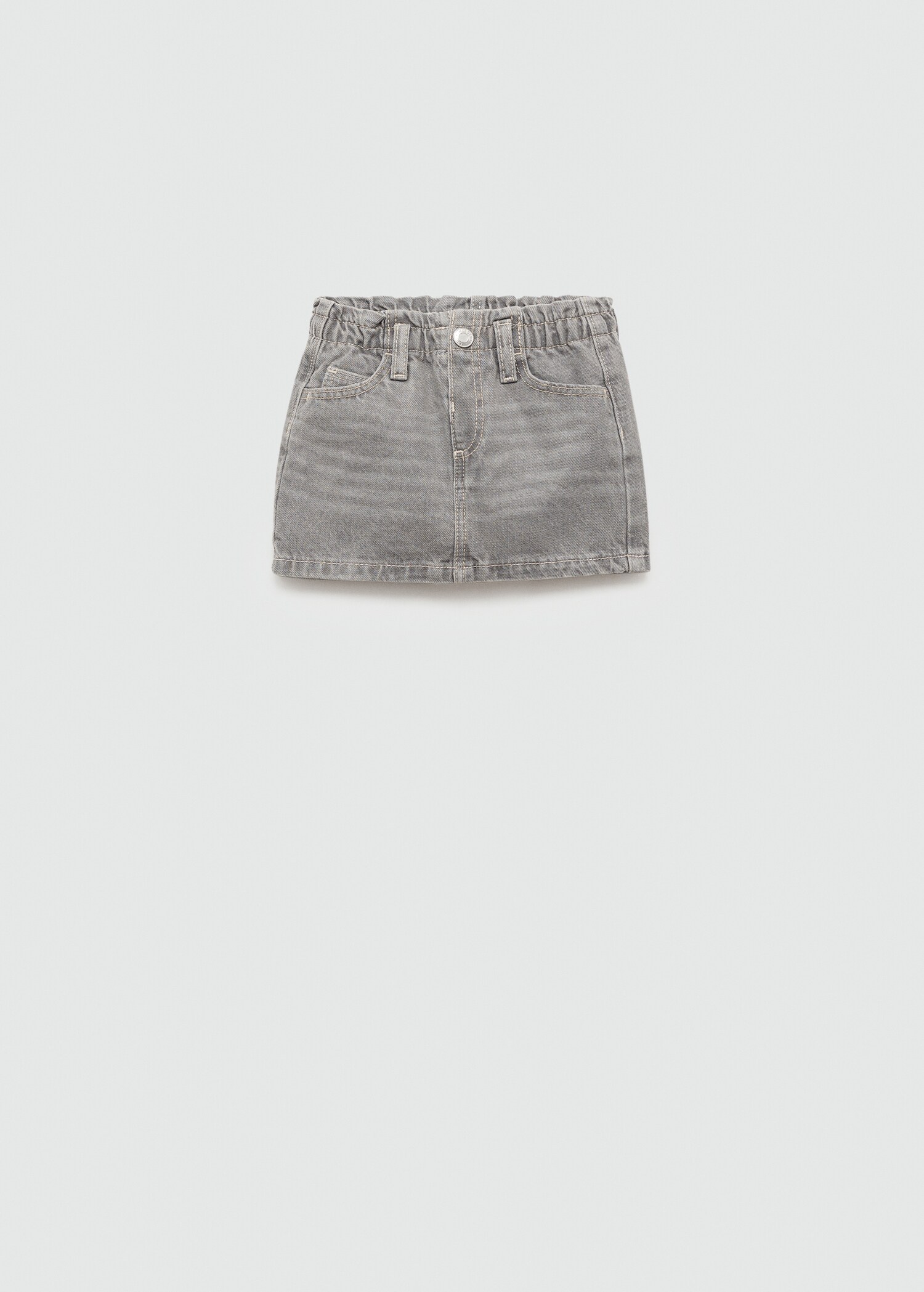 Paperbag denim skirt - Article without model