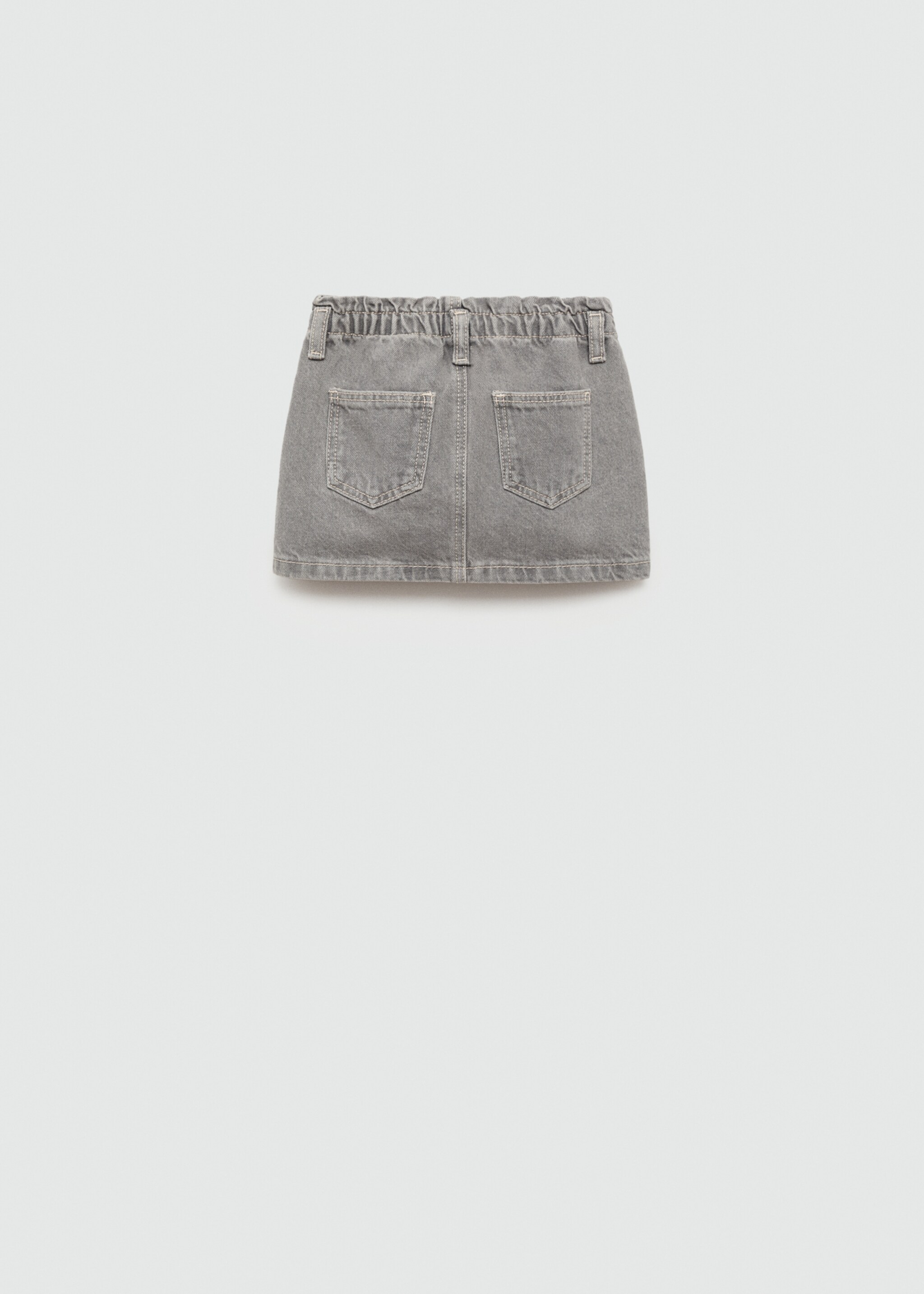 Falda denim paperbag - Reverso del artículo