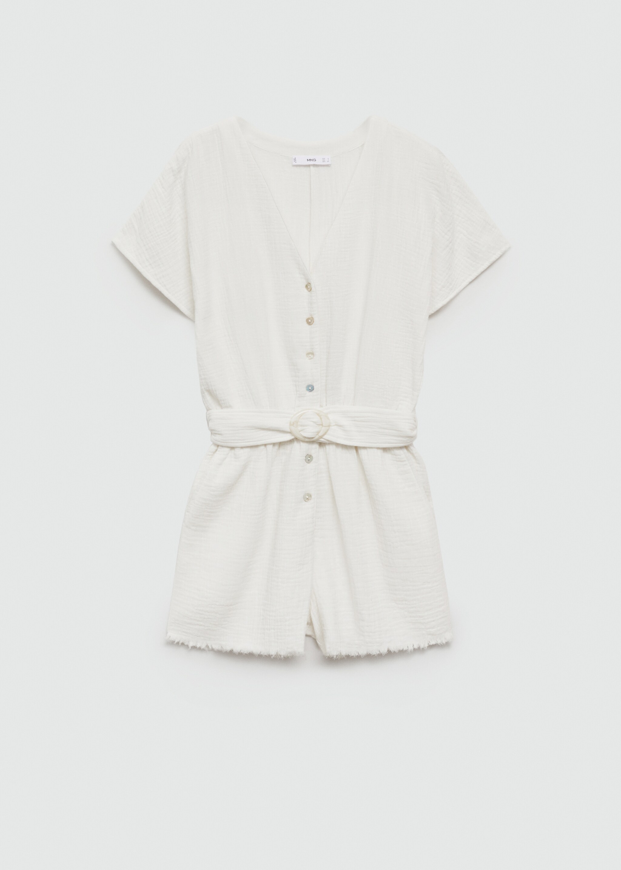 Belt short jumpsuit - Article without model