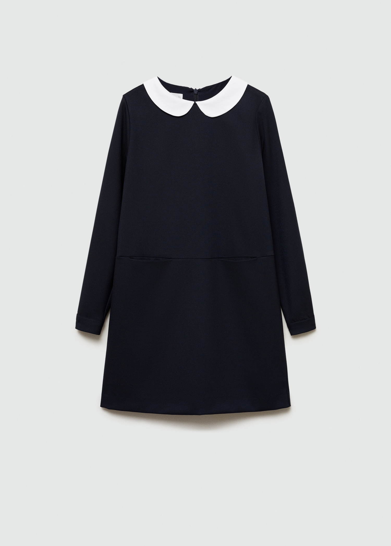 Col Claudine Robe Bleu Marine Enfant Robe Col Claudine Fille MANGO