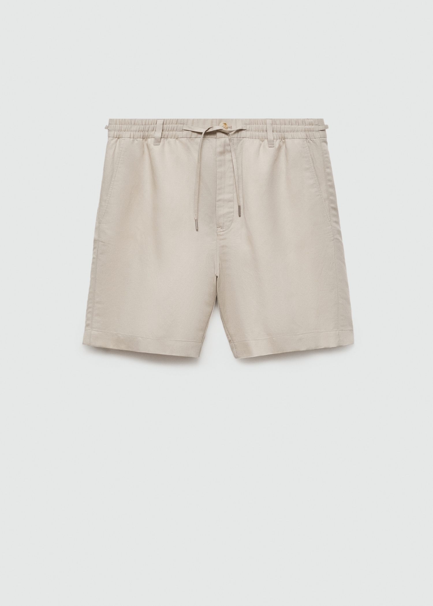 H&m Shorts Lino Uomo Bermuda Lino Tencel Coulisse Uomo MANGO