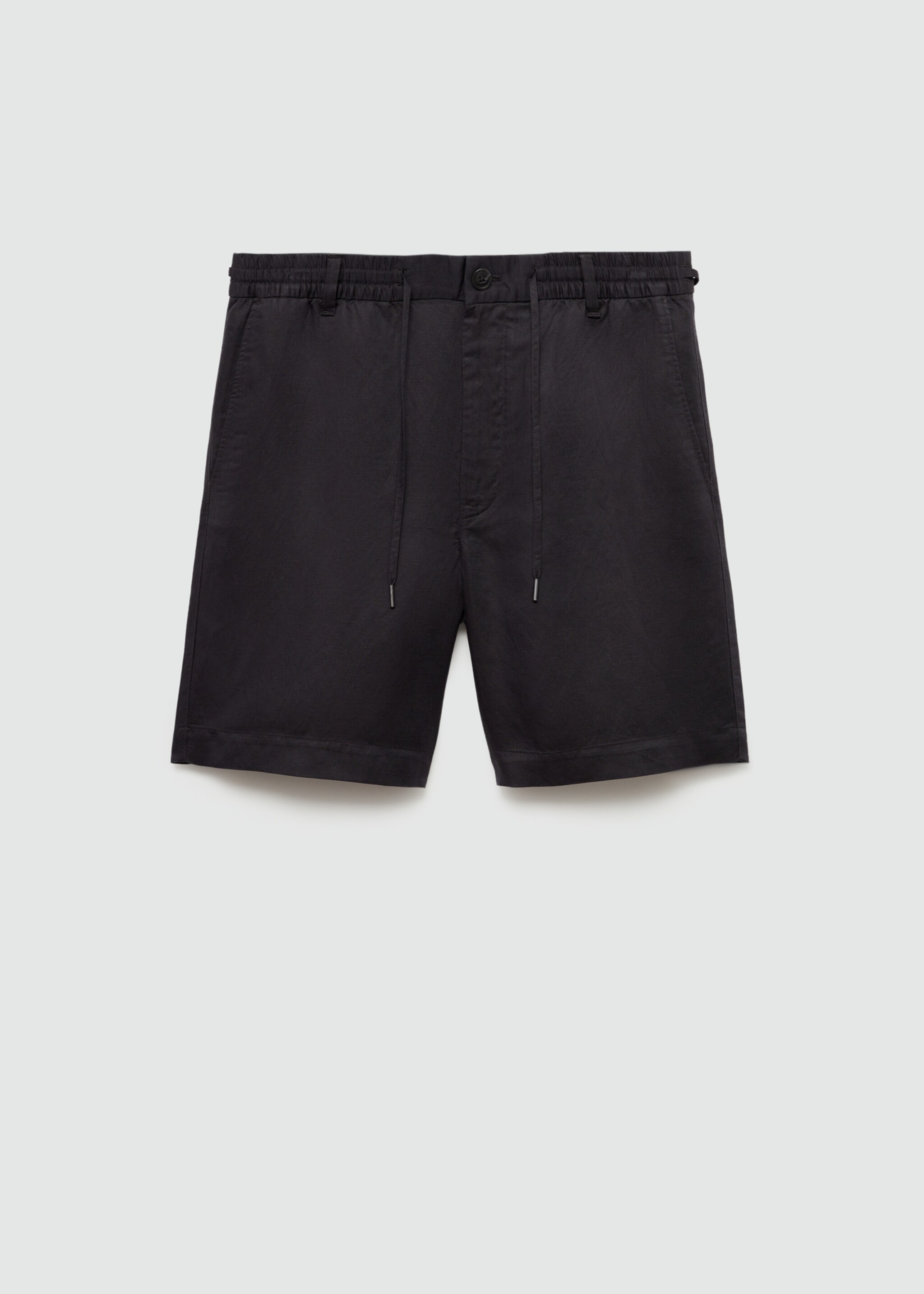 Bermudas i linne och tencel snöre - Artikel utan modell