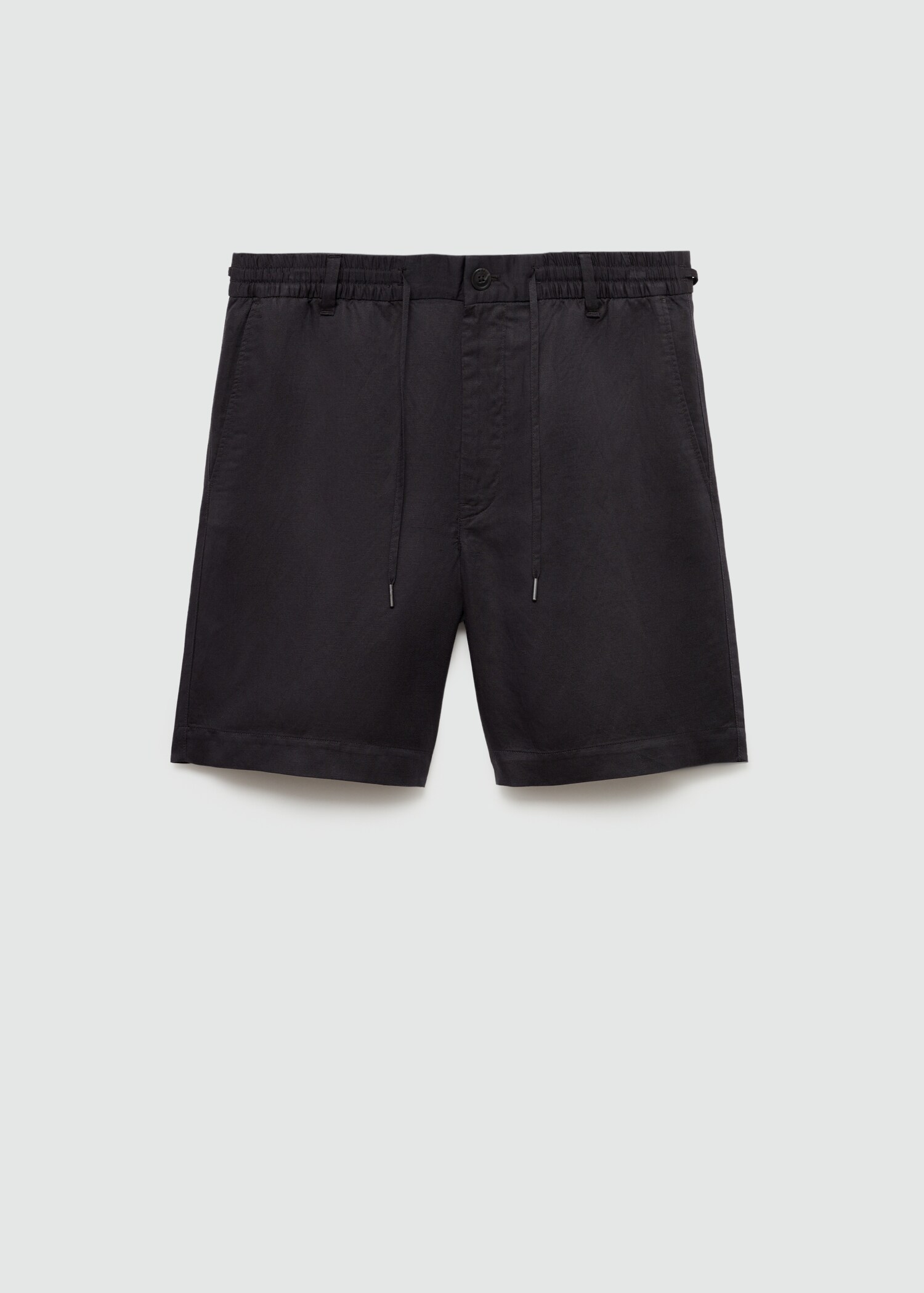 Tencel™ linen shorts with drawstring - Article without model