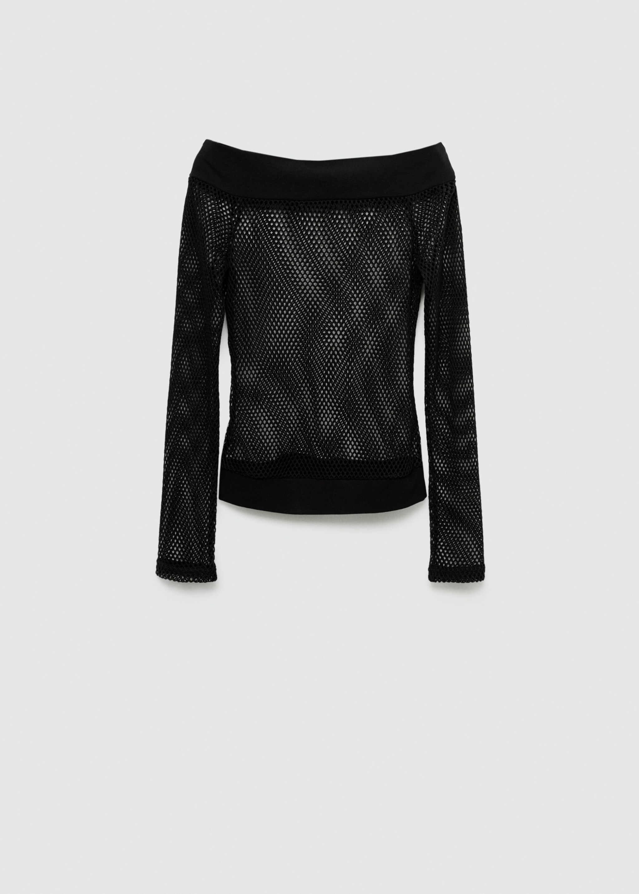 Pullover maglia traforata - Articolo senza modello