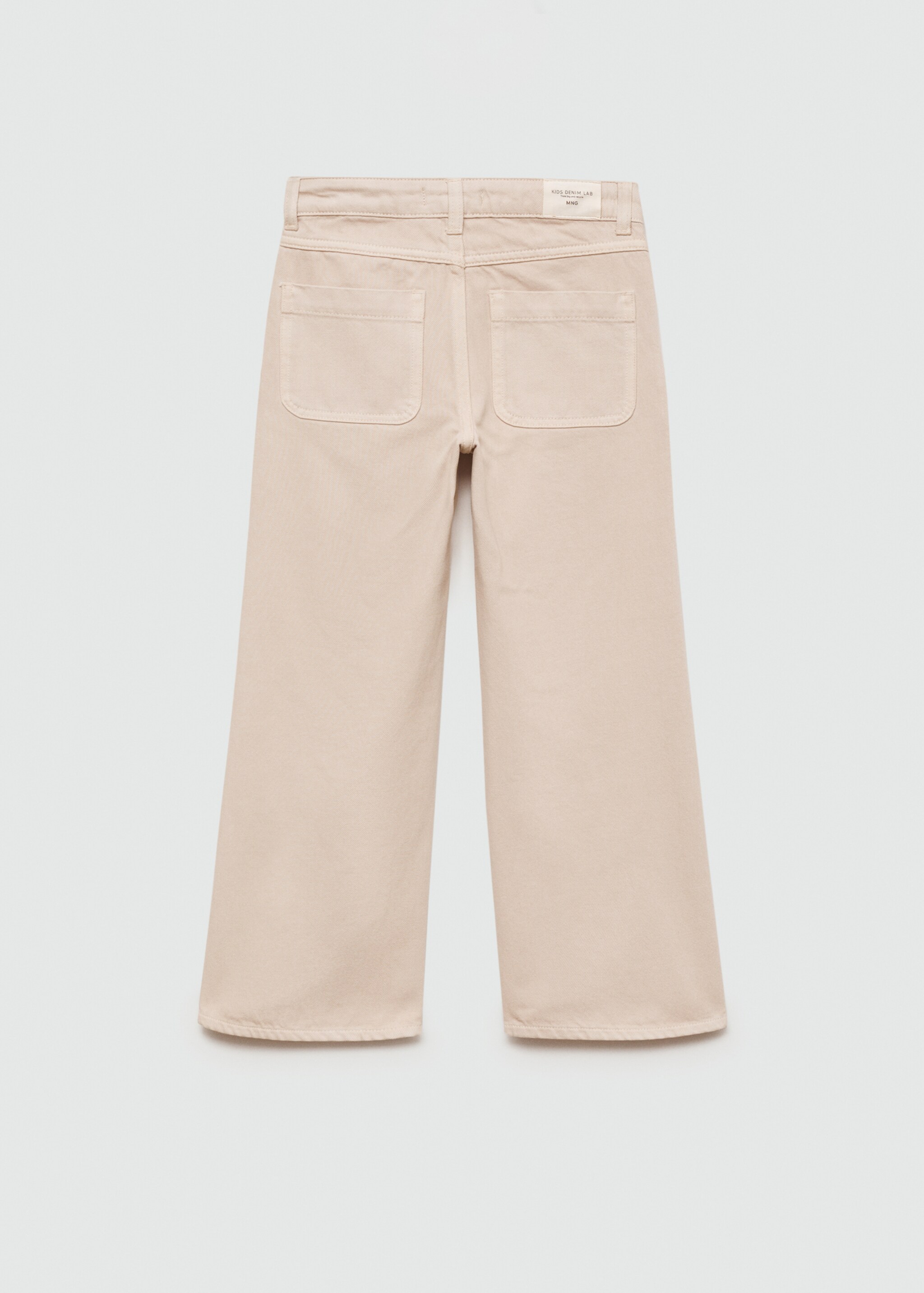 Wide-leg jeans with pockets - Reverse of the article