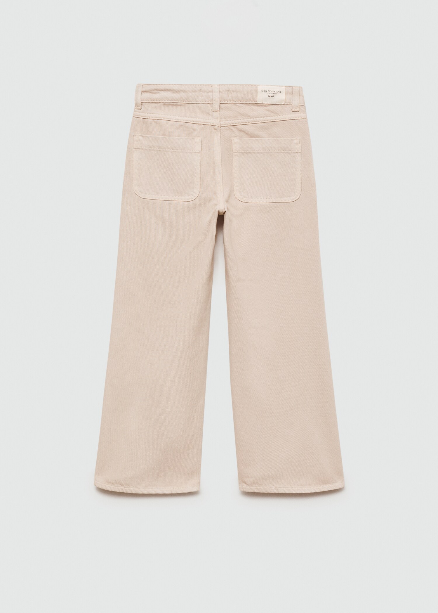 Wide-leg jeans with pockets - Reverse of the article