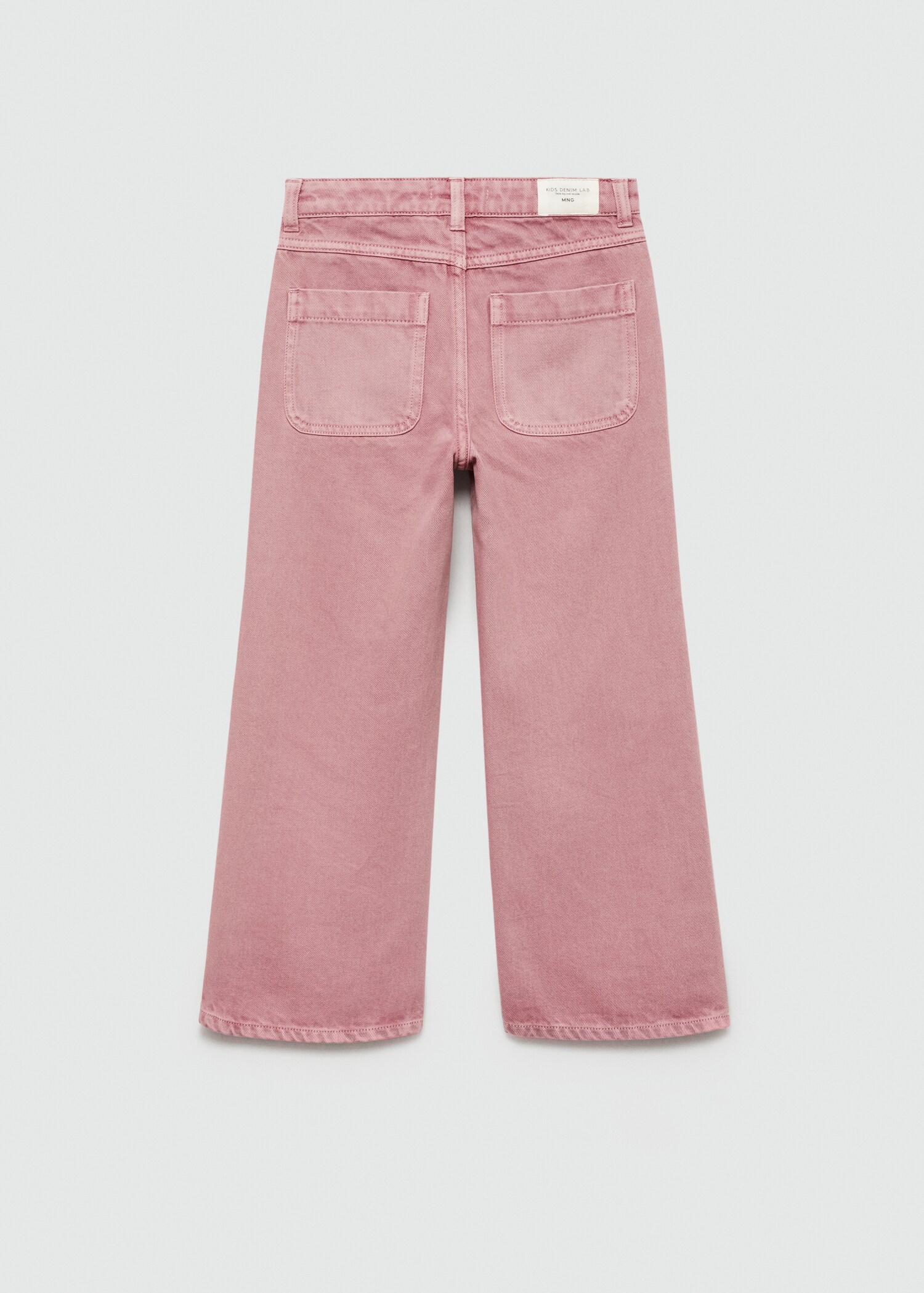 Wide-leg jeans with pockets - Reverse of the article